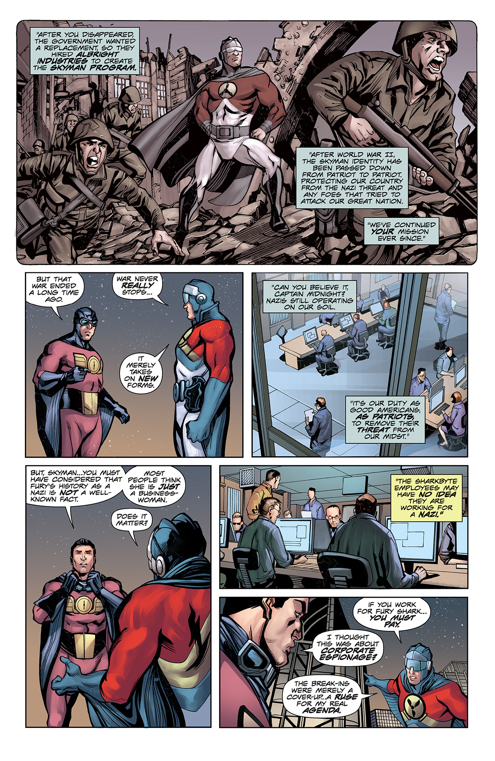 Read online Captain Midnight comic -  Issue #4 - 23