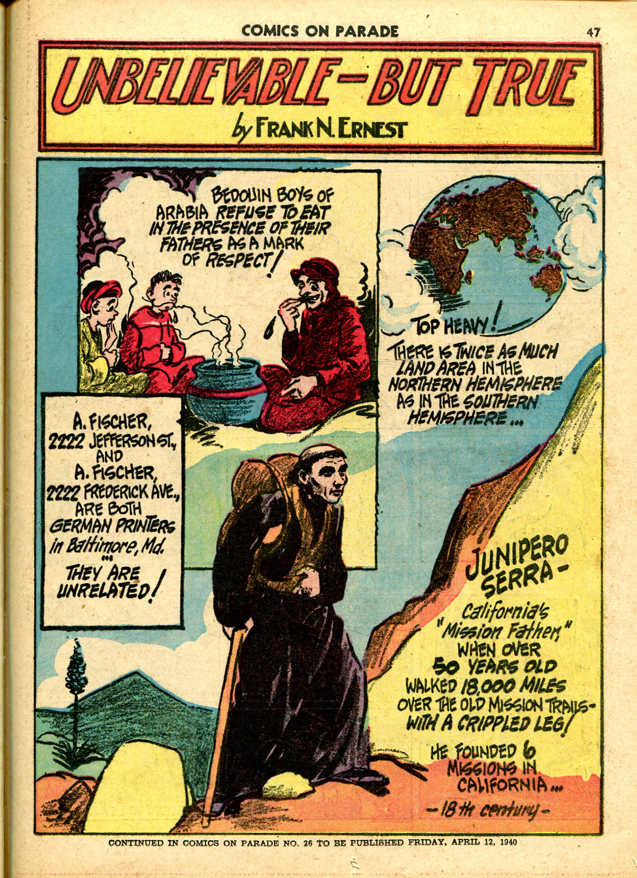 Read online Comics on Parade comic -  Issue #25 - 49