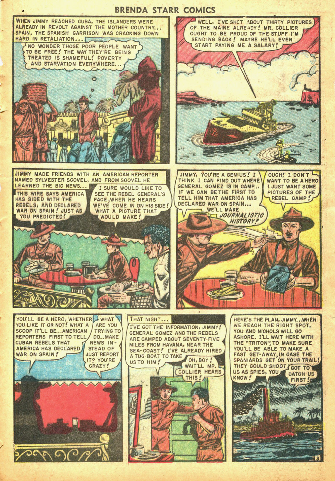 Read online Brenda Starr (1948) comic -  Issue #10 - 21