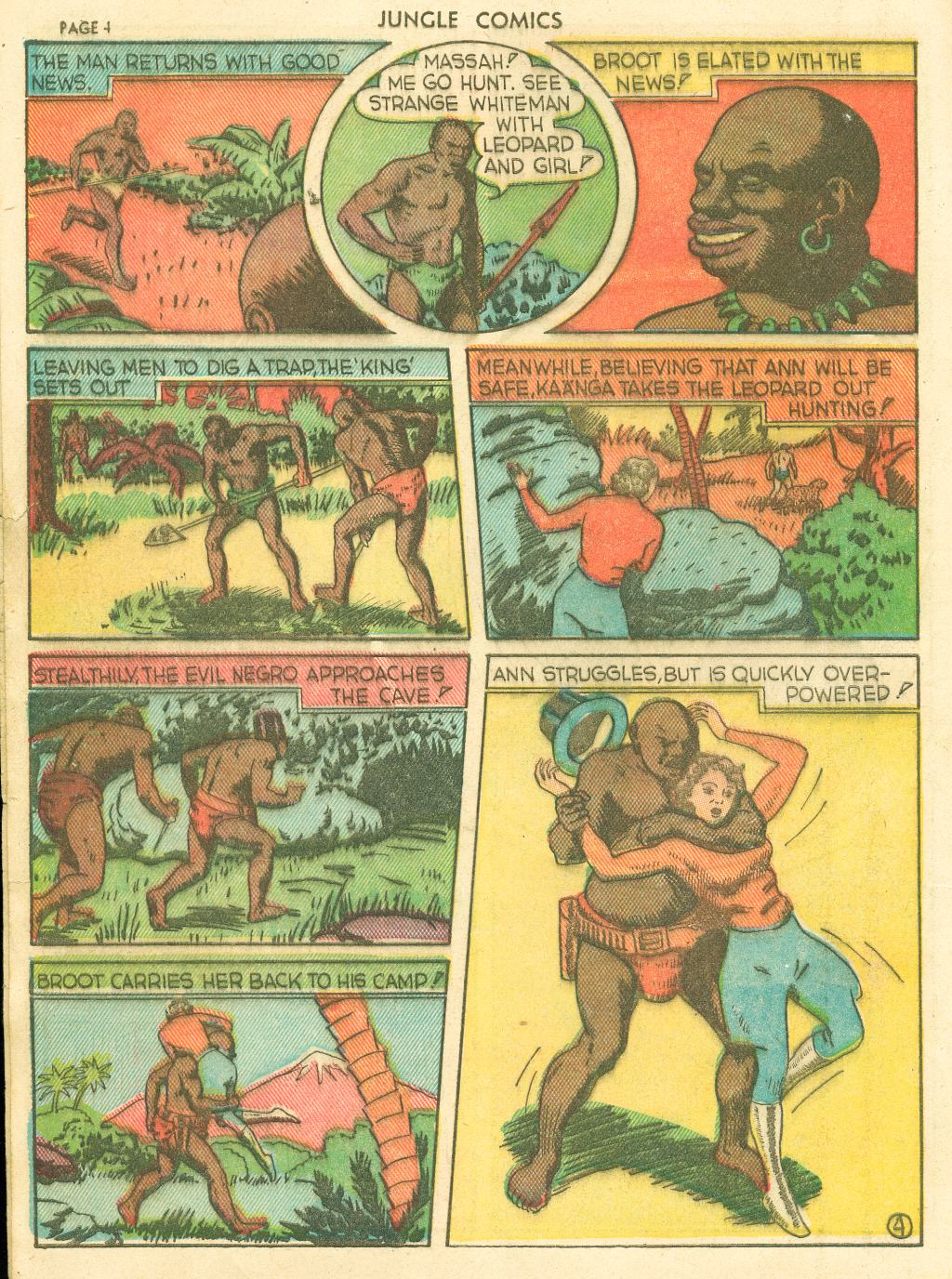 Read online Jungle Comics comic -  Issue #4 - 6