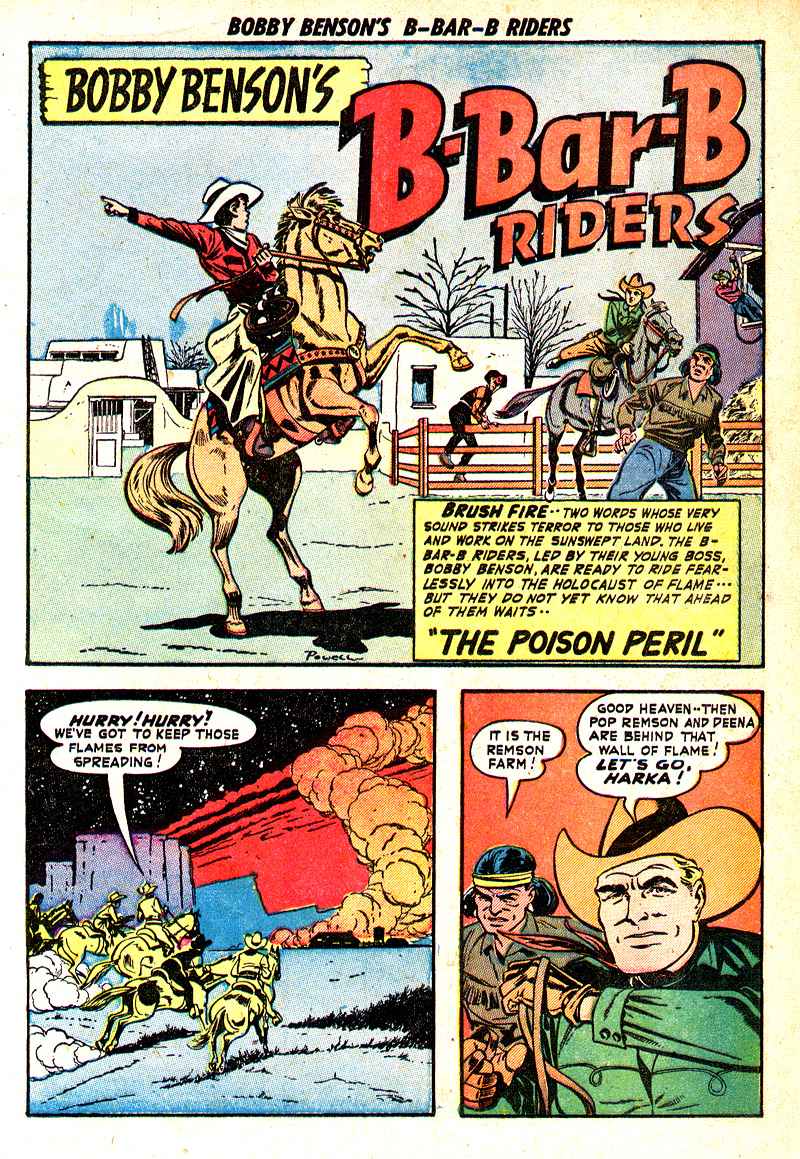 Read online Bobby Benson's B-Bar-B Riders comic -  Issue #7 - 3