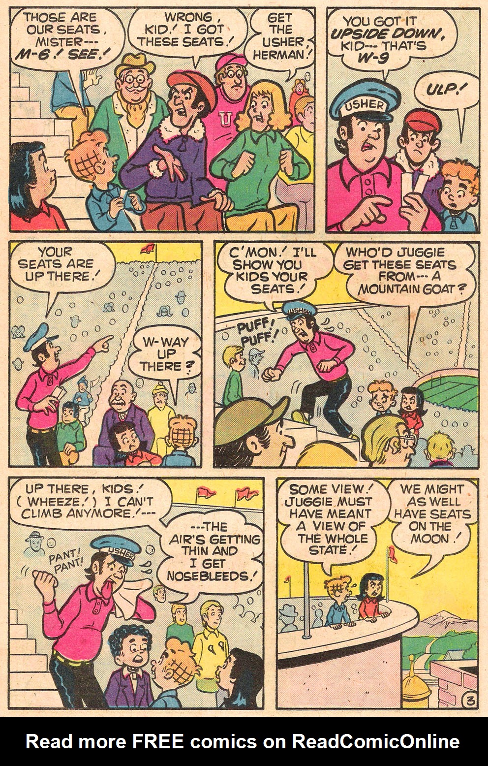 Read online Archie's TV Laugh-Out comic -  Issue #55 - 22
