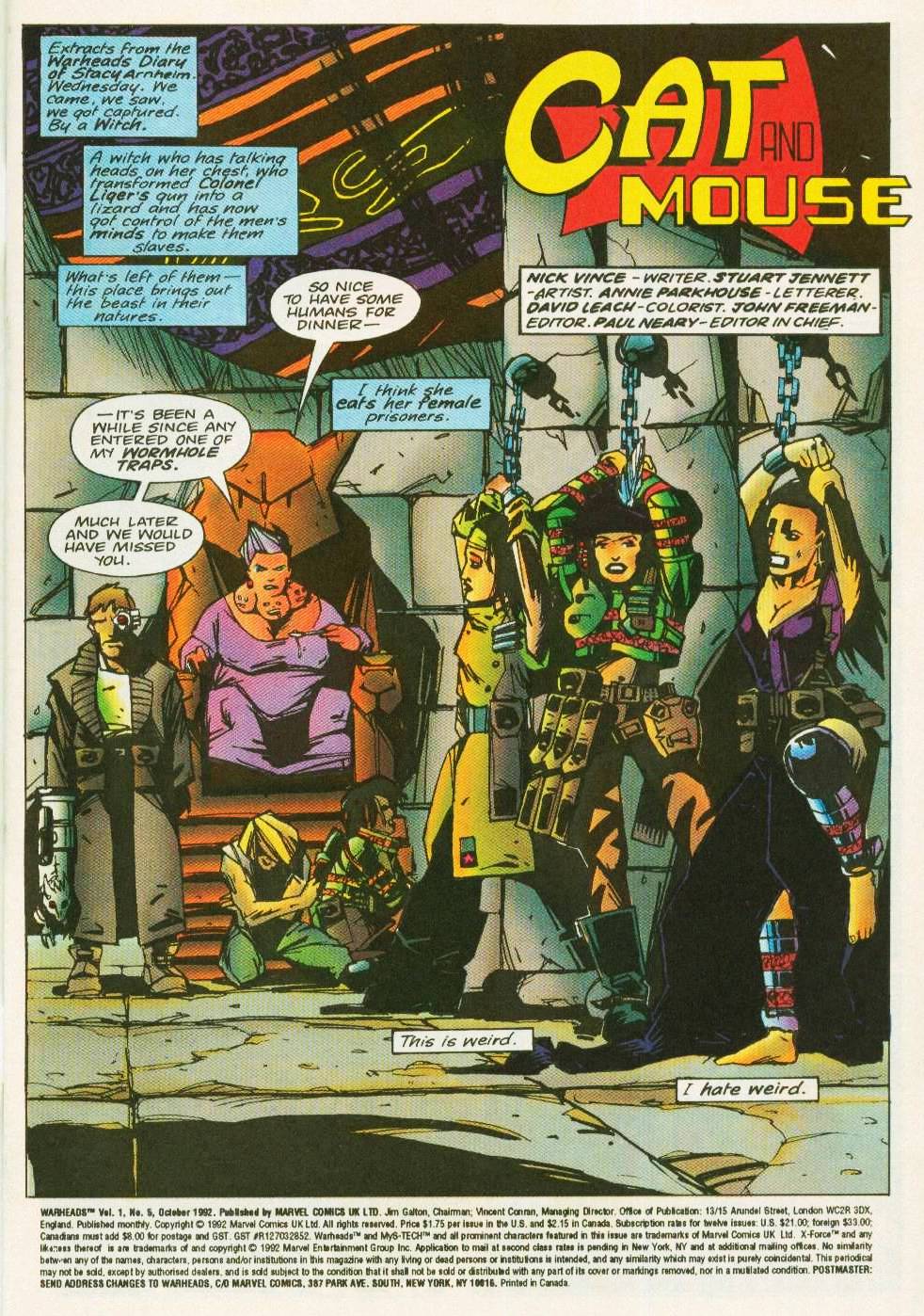 Read online Warheads comic -  Issue #5 - 3