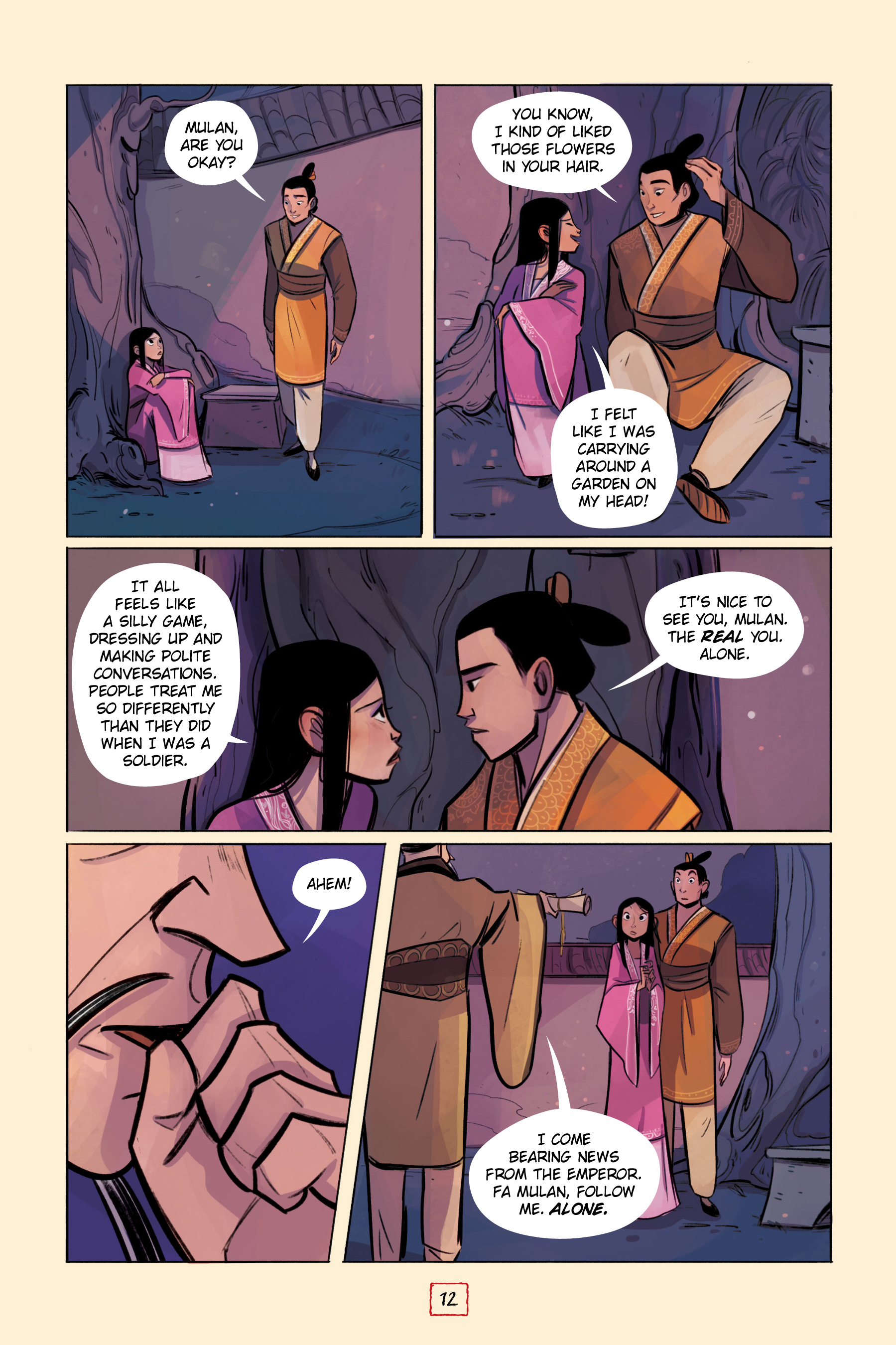 Read online Disney Mulan's Adventure Journal: The Palace of Secrets comic -  Issue # TPB - 14