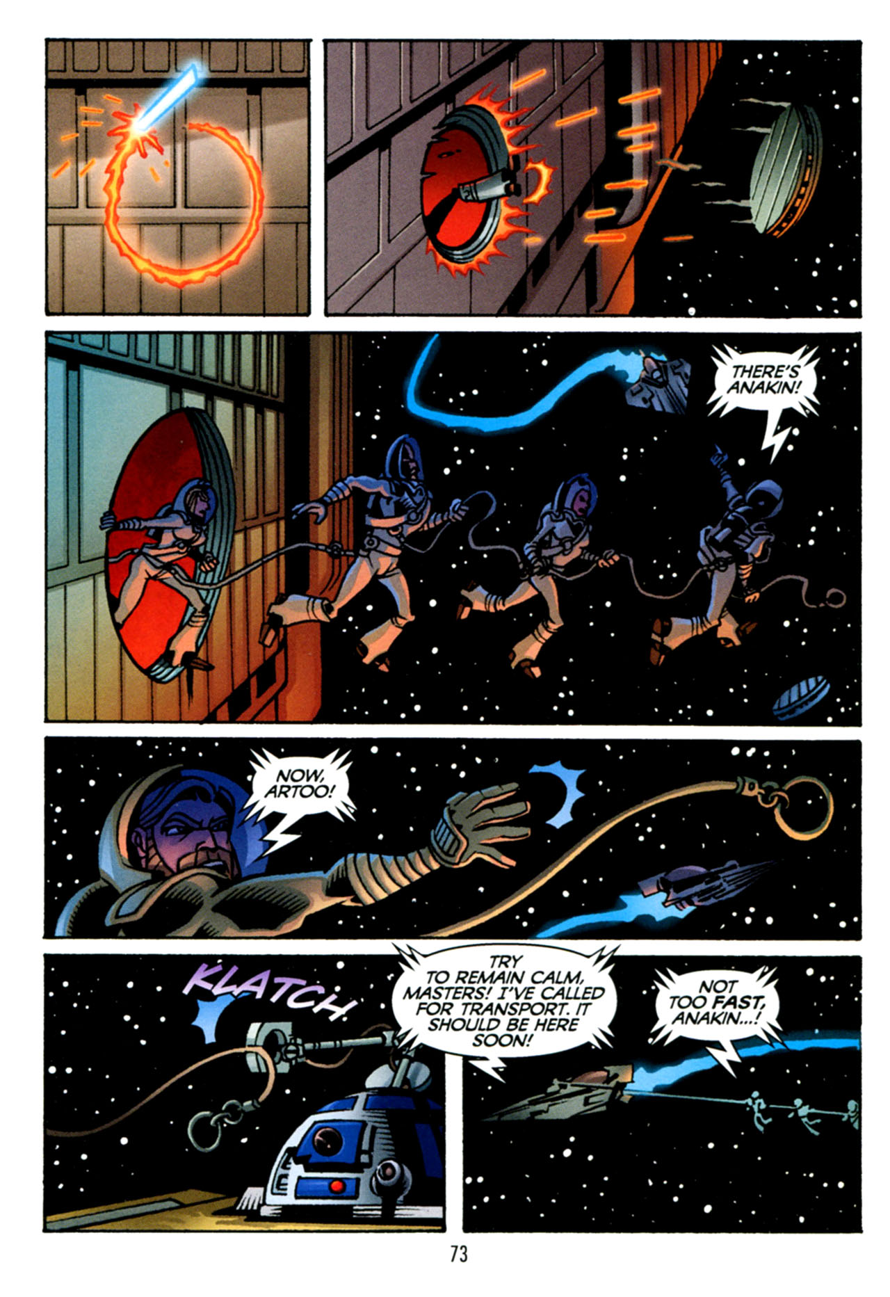 Read online Star Wars: The Clone Wars - The Starcrusher Trap comic -  Issue # Full - 74