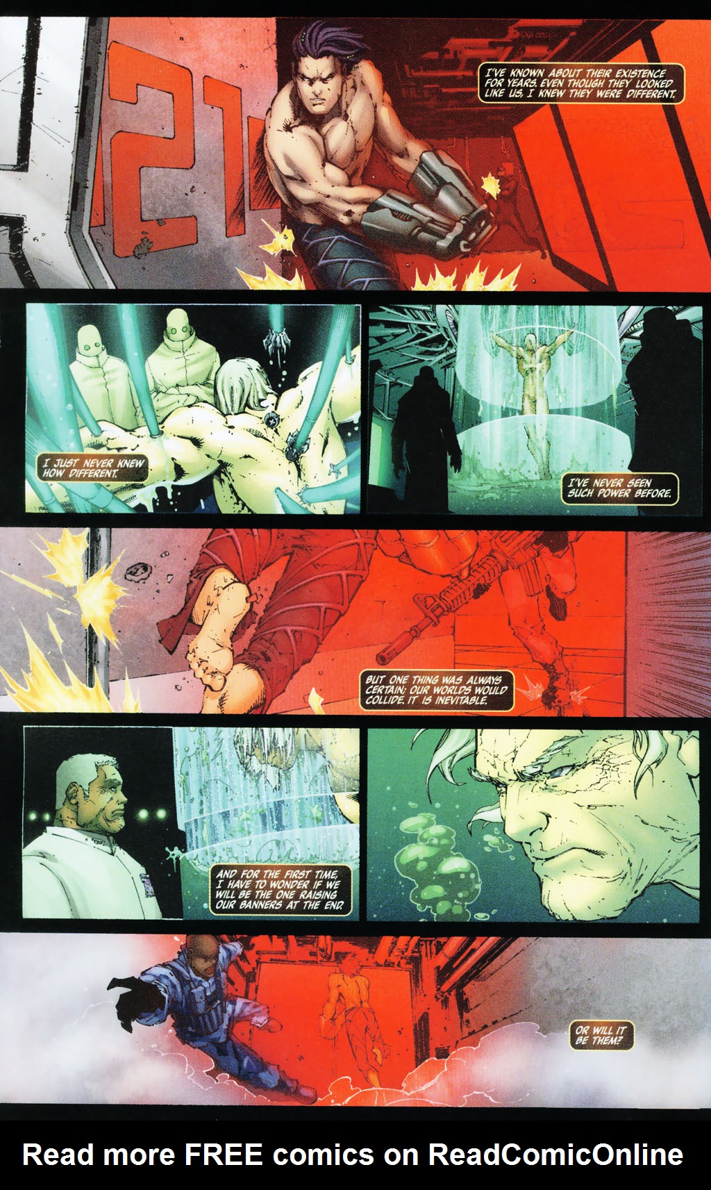 Read online Fathom: Dawn of War comic -  Issue #0 - 9