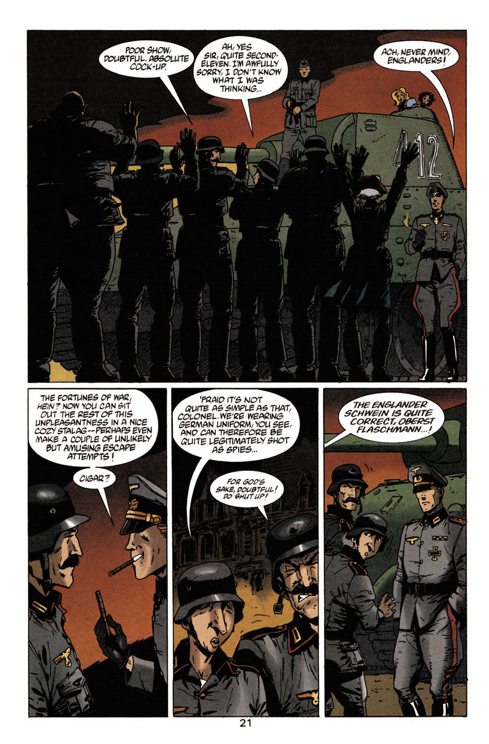 Read online Adventures in the Rifle Brigade comic -  Issue #1 - 22