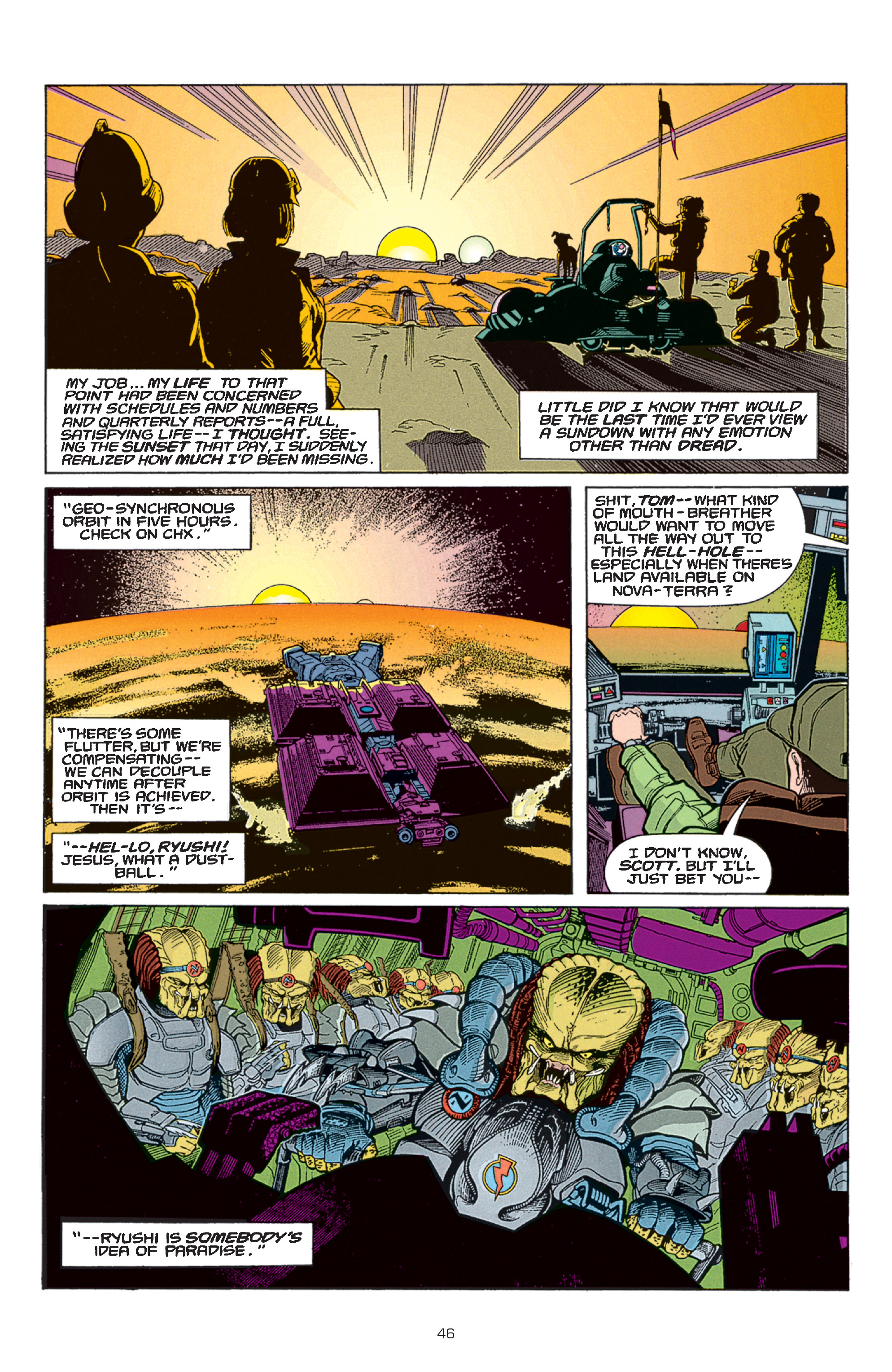 Read online Aliens vs. Predator: The Essential Comics comic -  Issue # TPB 1 (Part 1) - 48