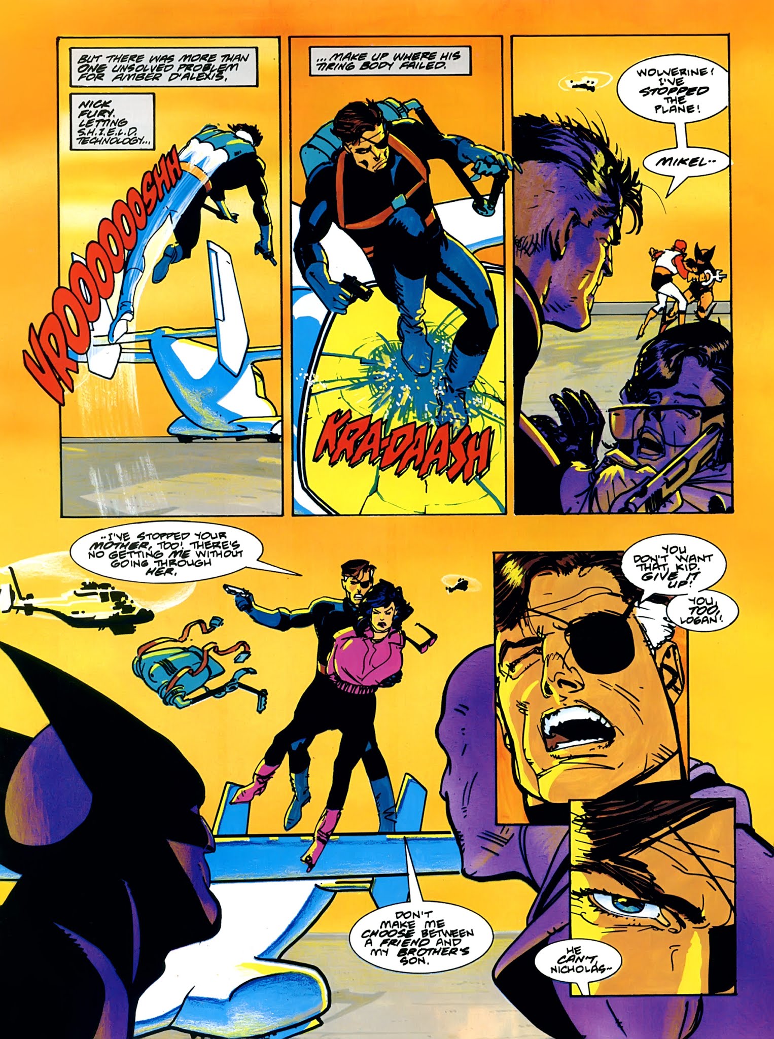 Read online Wolverine, Nick Fury: The Scorpio Connection comic -  Issue # TPB - 54