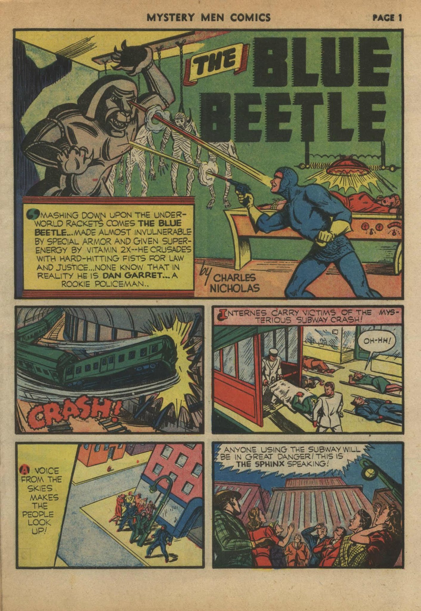 Read online Mystery Men Comics comic -  Issue #18 - 3