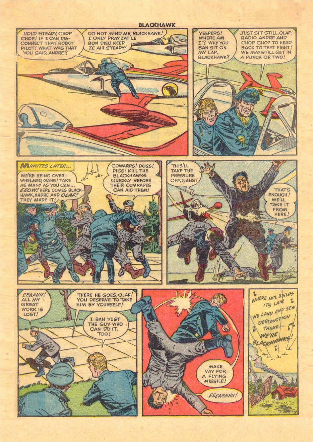 Read online Blackhawk (1957) comic -  Issue #67 - 31
