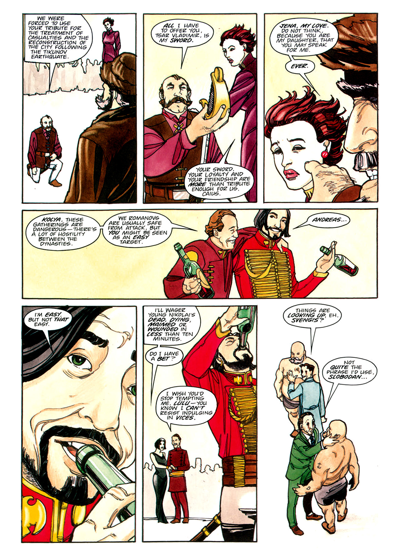 Read online Nikolai Dante comic -  Issue # TPB 1 - 136