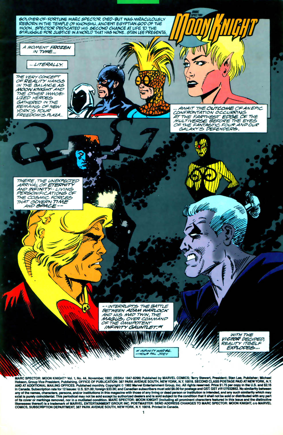 Read online Marc Spector: Moon Knight comic -  Issue #44 - 4