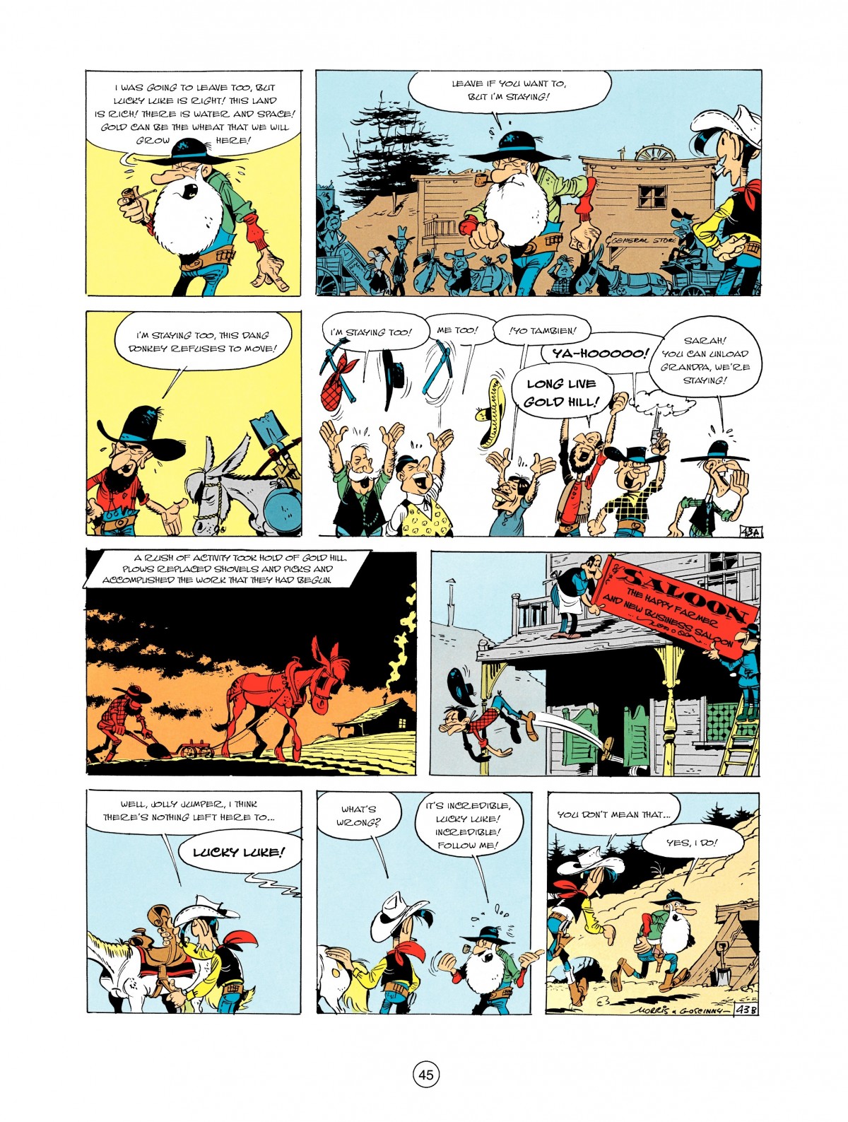 Read online A Lucky Luke Adventure comic -  Issue #2 - 47
