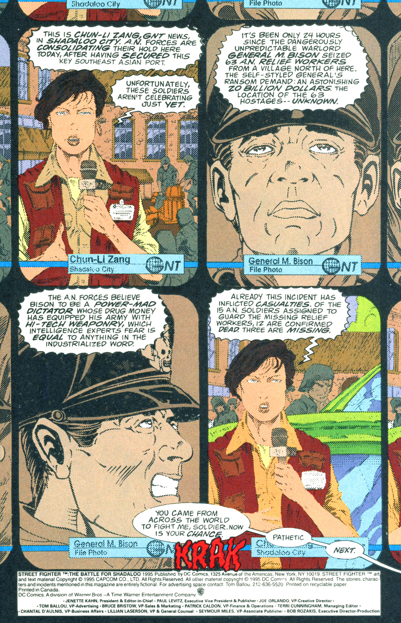 Read online Street Fighter: The Battle For Shadaloo comic -  Issue # Full - 2