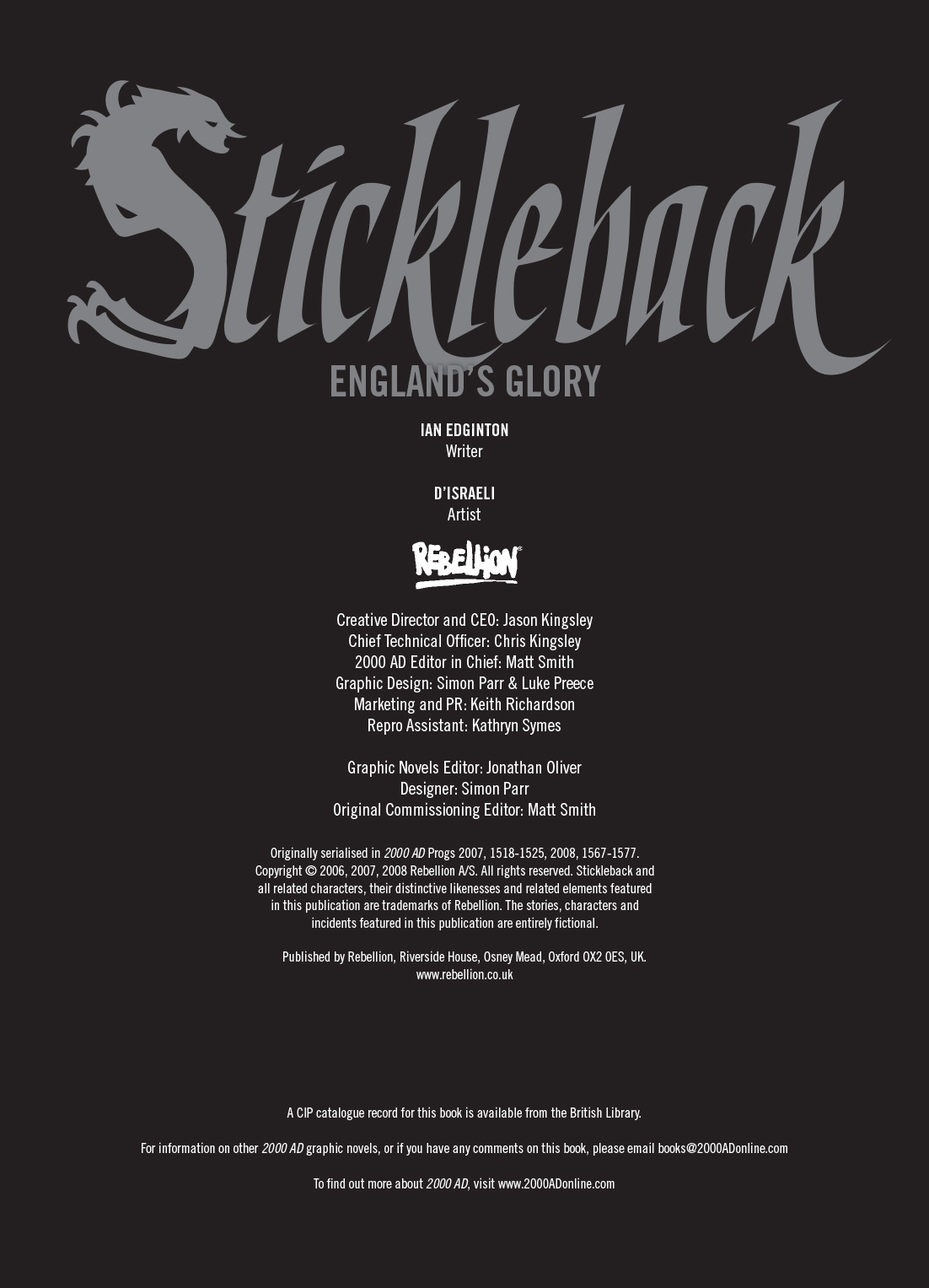 Stickleback (2008) issue TPB 1 - Page 4