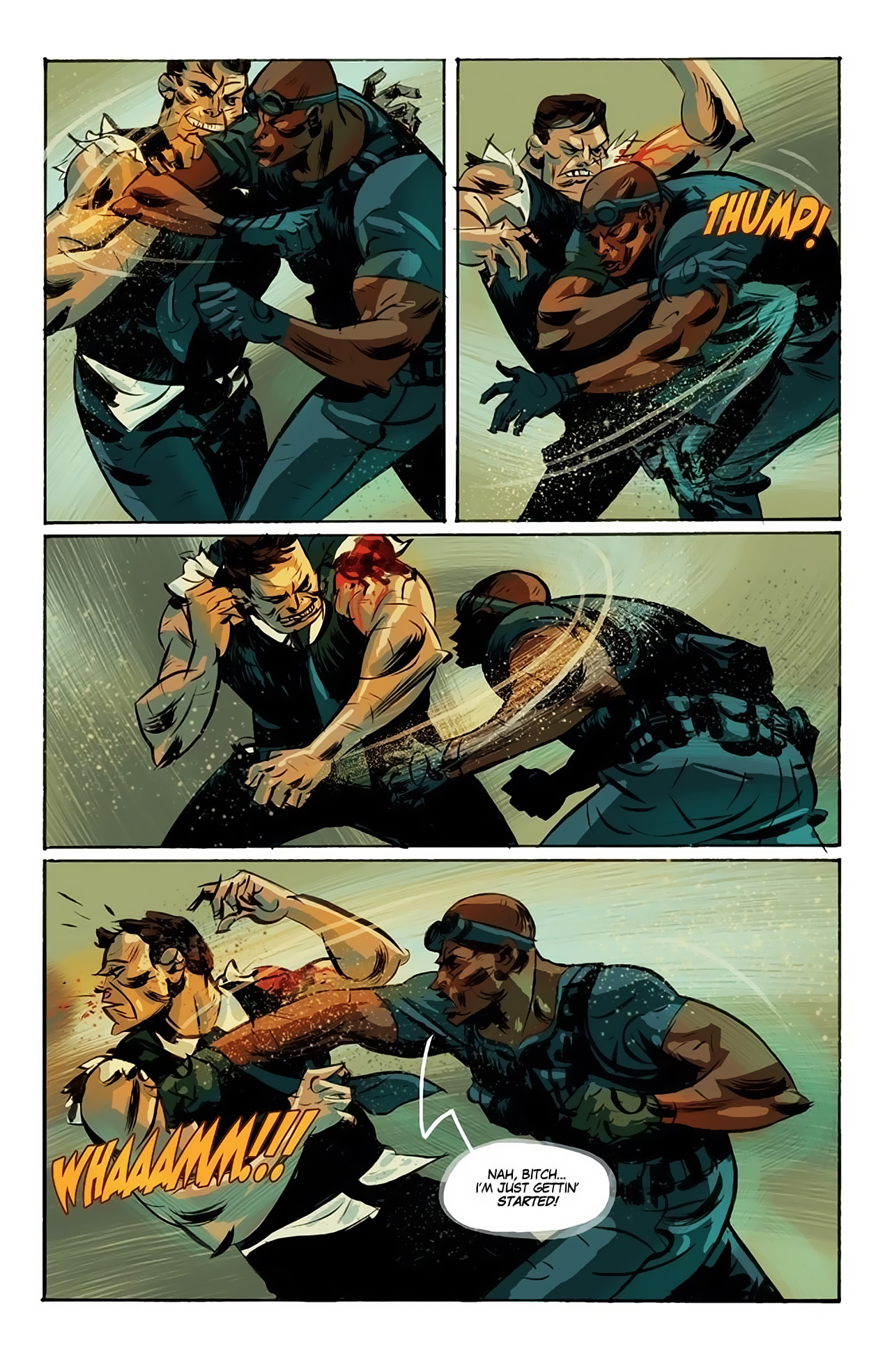 Read online Blue Estate comic -  Issue #12 - 13