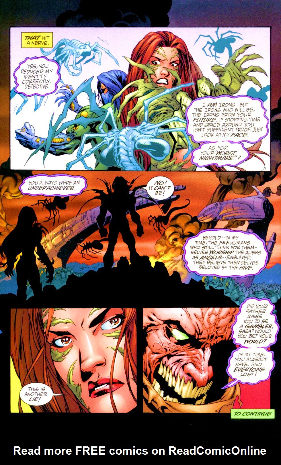 Read online Witchblade/Aliens/The Darkness/Predator: Mindhunter comic -  Issue #1 - 22