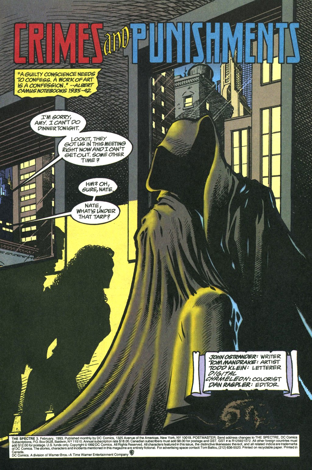 Read online The Spectre (1992) comic -  Issue #3 - 2
