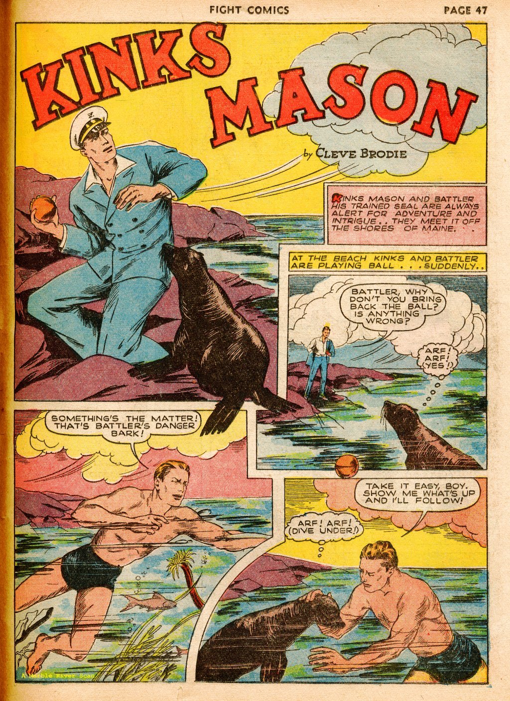 Read online Fight Comics comic -  Issue #15 - 48