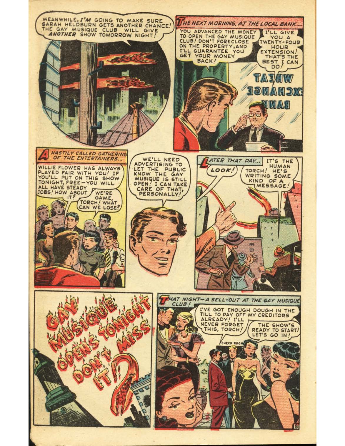Read online The Human Torch (1940) comic -  Issue #30 - 11