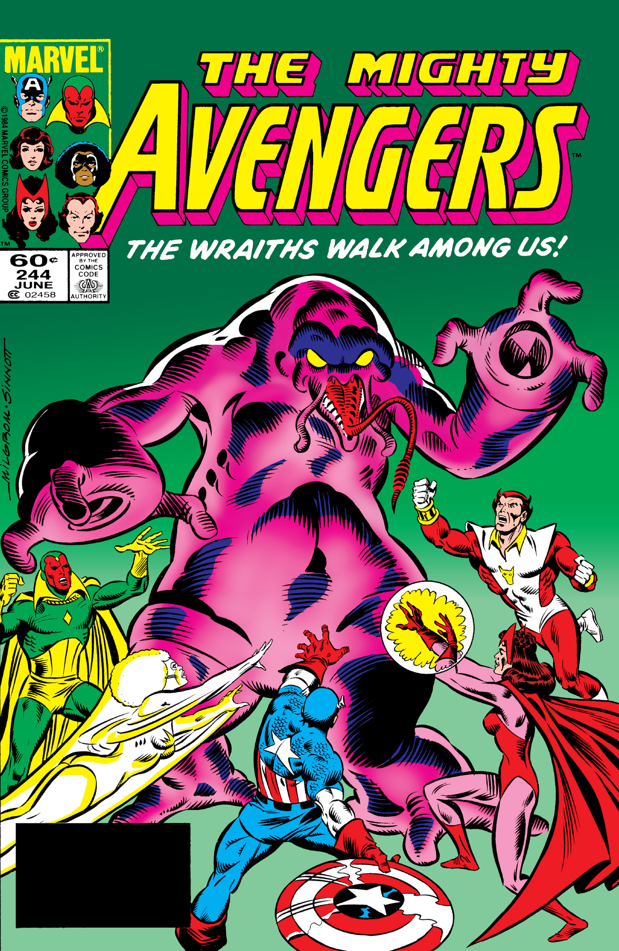 Read online The Avengers (1963) comic -  Issue #244 - 1