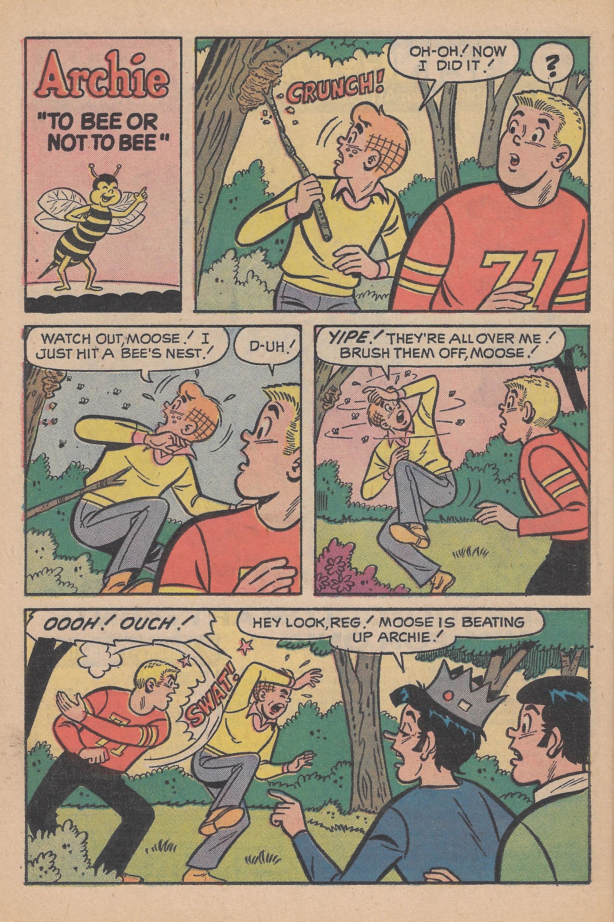 Read online Archie's TV Laugh-Out comic -  Issue #19 - 38