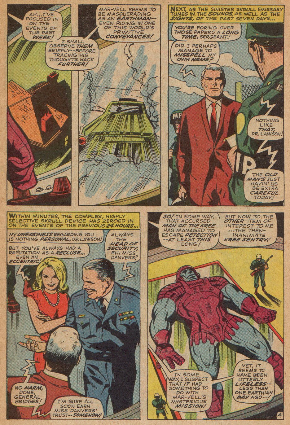 Read online Captain Marvel (1968) comic -  Issue #3 - 5