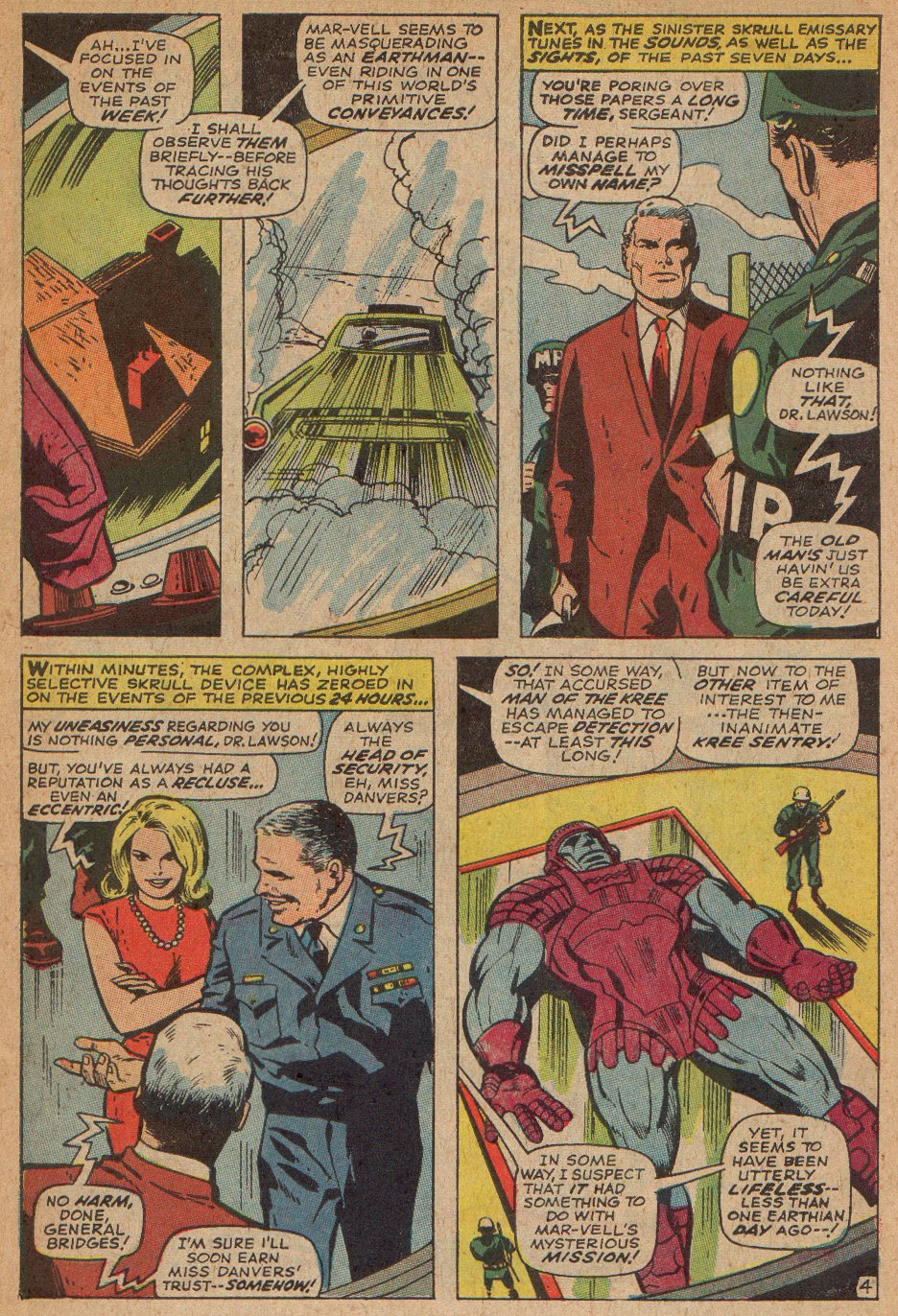 Read online Captain Marvel (1968) comic -  Issue #3 - 5