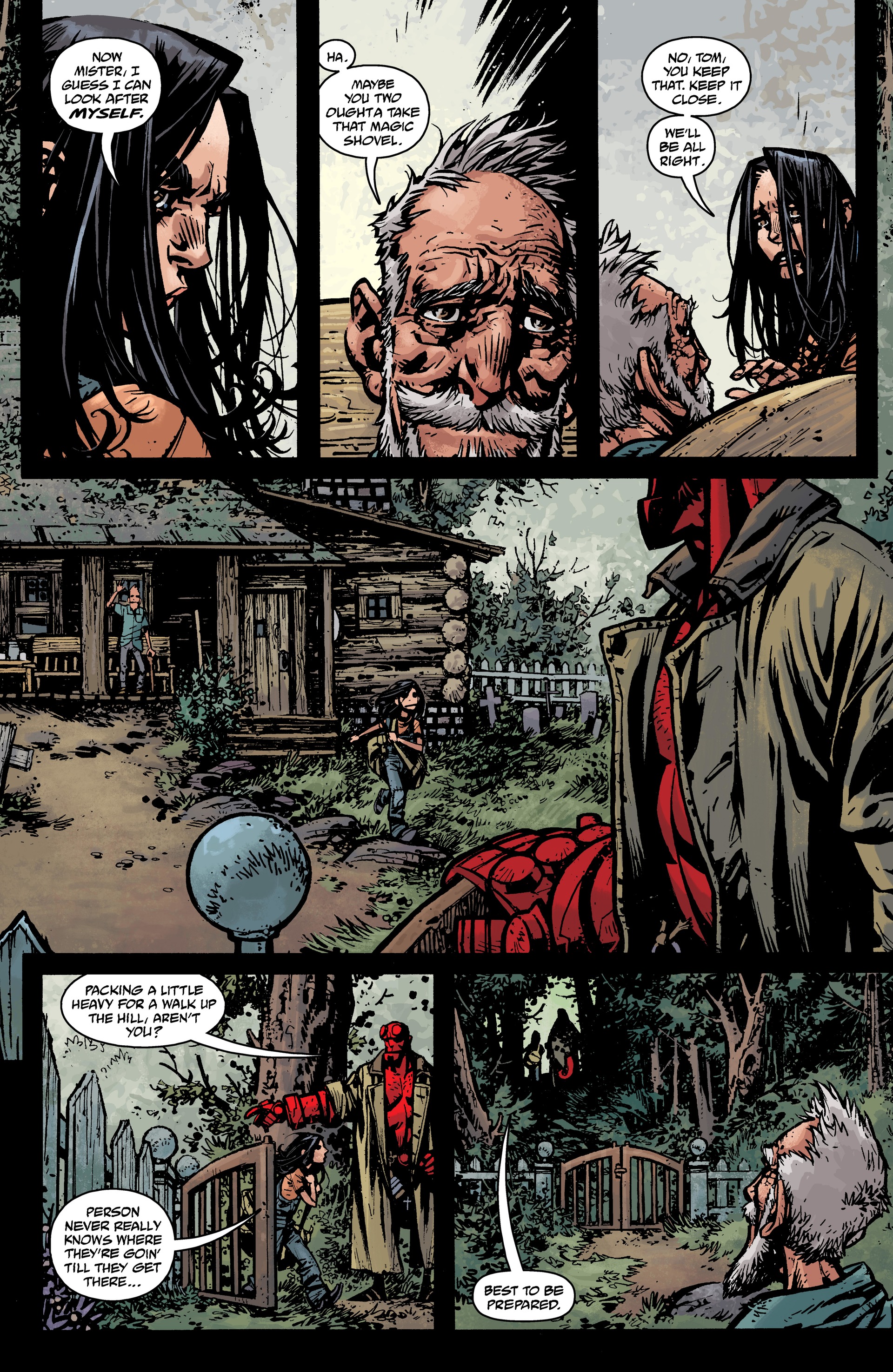 Read online Hellboy and the B.P.R.D.: The Return of Effie Kolb and Others comic -  Issue # TPB (Part 1) - 17