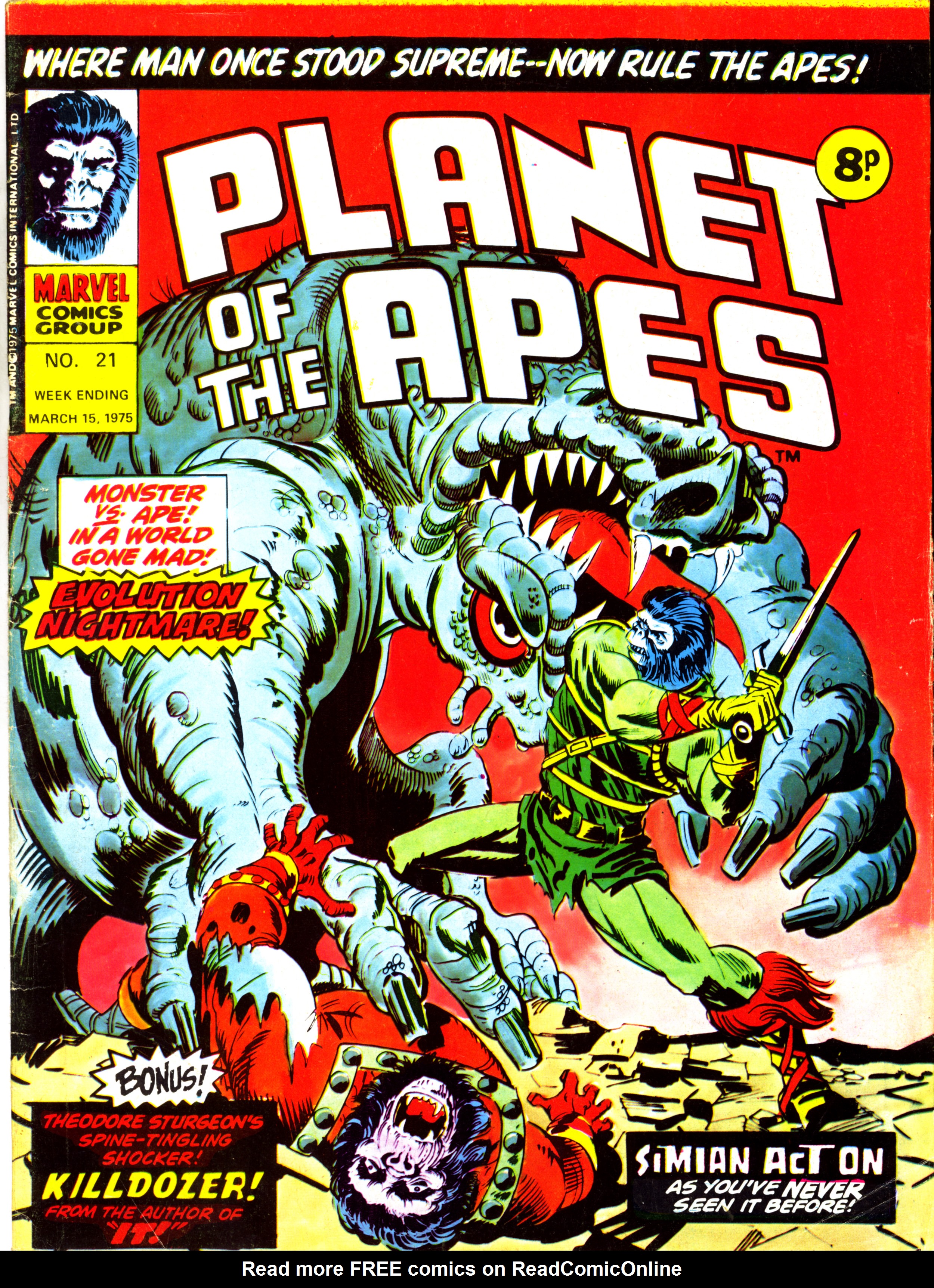 Read online Planet of the Apes (1974) comic -  Issue #21 - 1