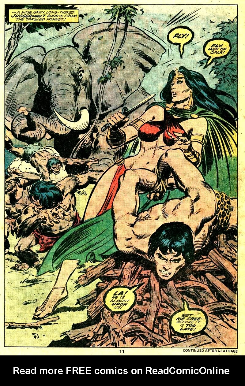 Read online Tarzan (1977) comic -  Issue #6 - 8