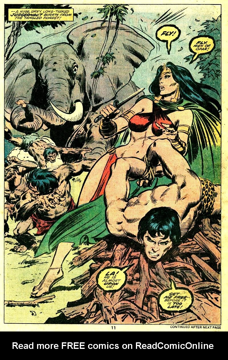 Read online Tarzan (1977) comic -  Issue #6 - 8