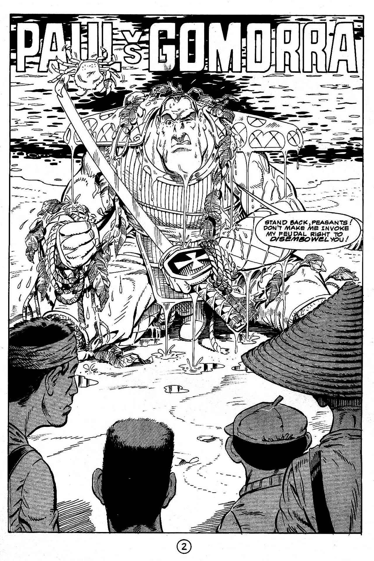 Read online Paul the Samurai (1992) comic -  Issue #7 - 3
