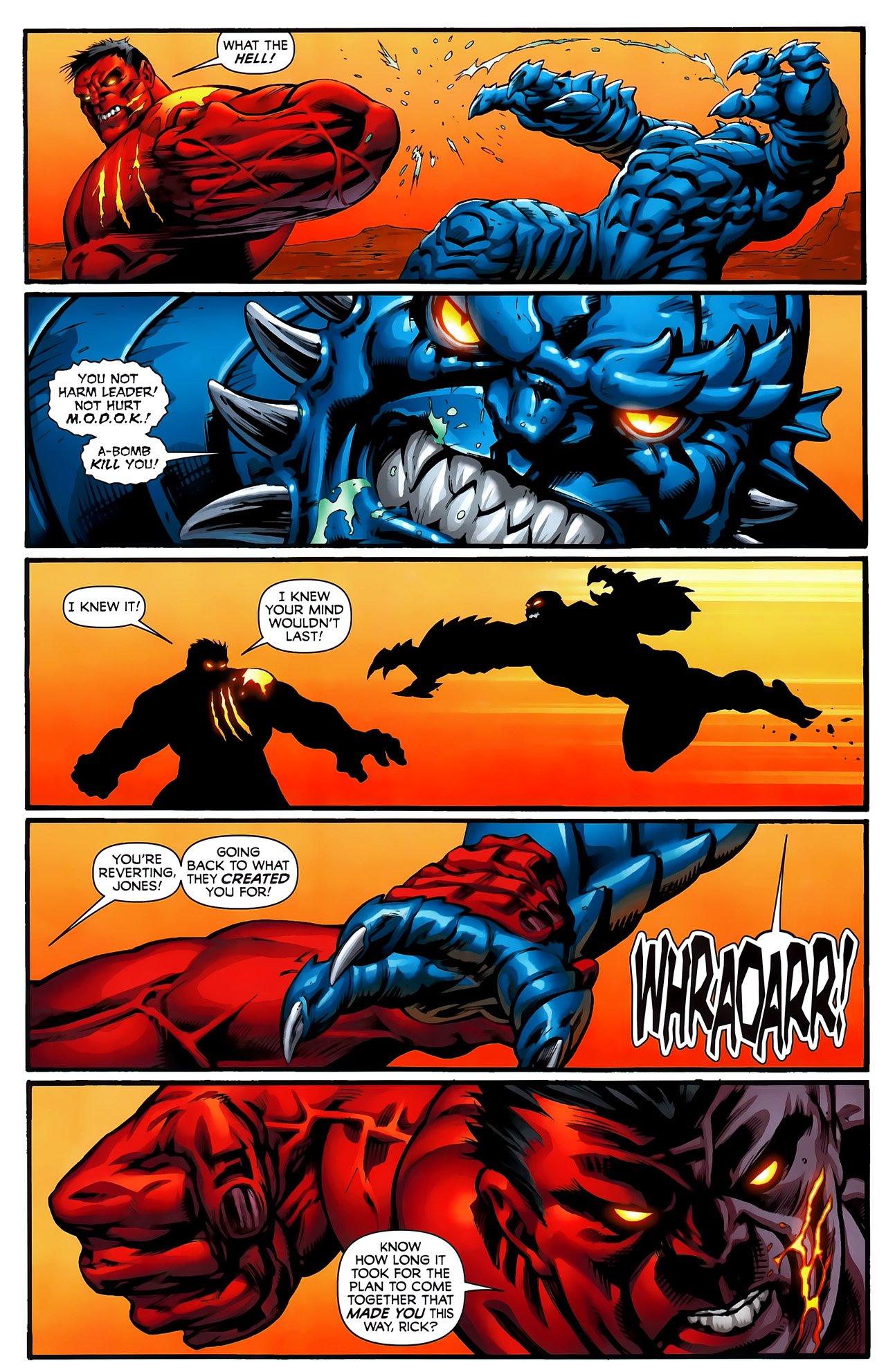 Read online Fall of the Hulks: Red Hulk comic -  Issue #3 - 4