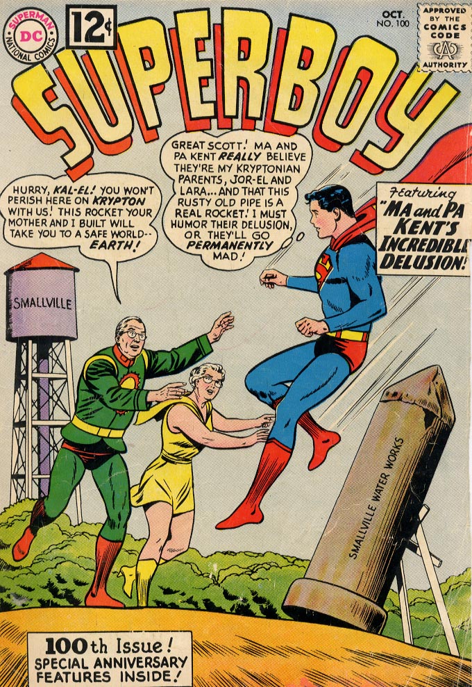 Read online Superboy (1949) comic -  Issue #100 - 1