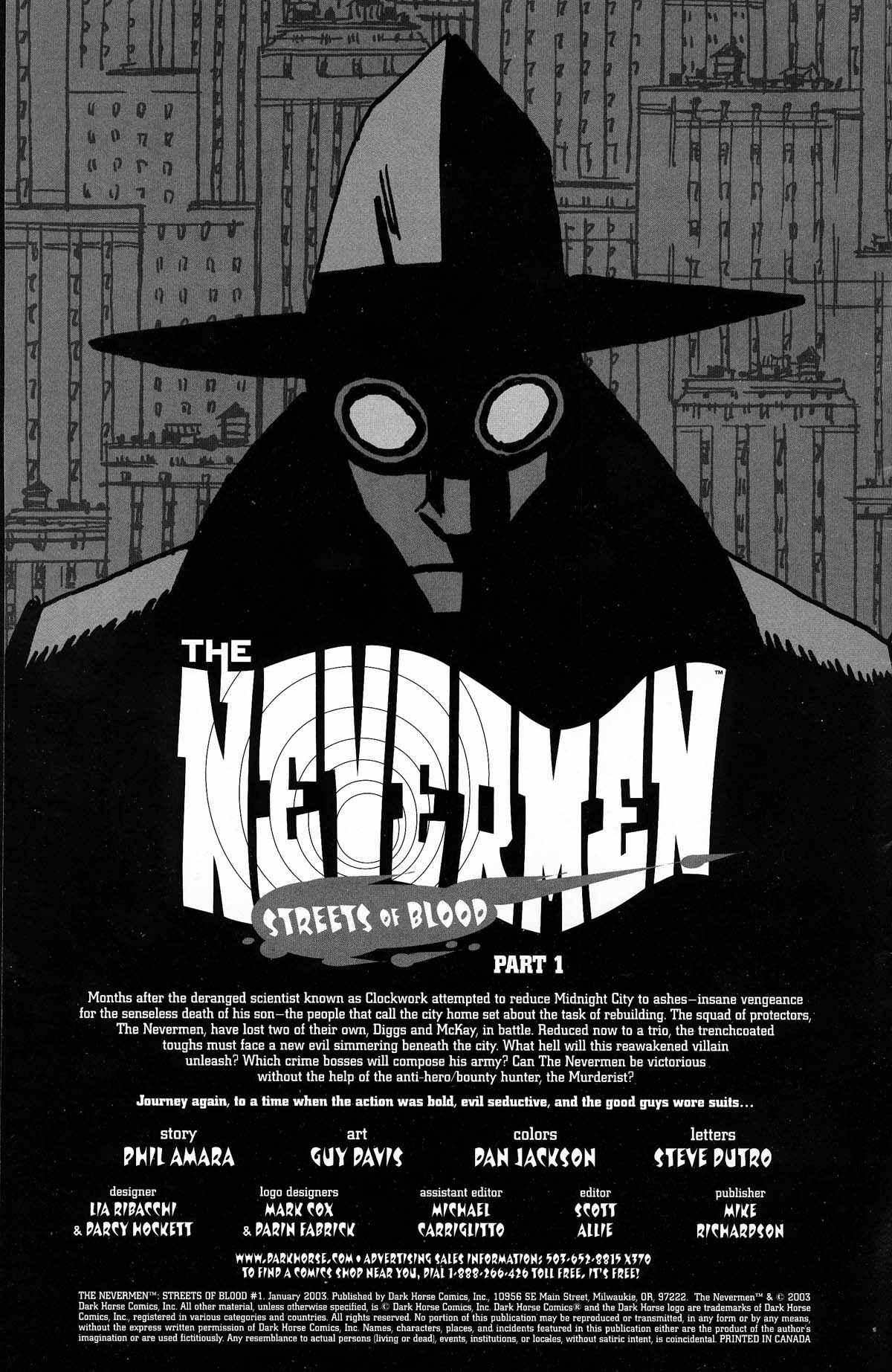 Read online The Nevermen: Streets of Blood comic -  Issue #1 - 2