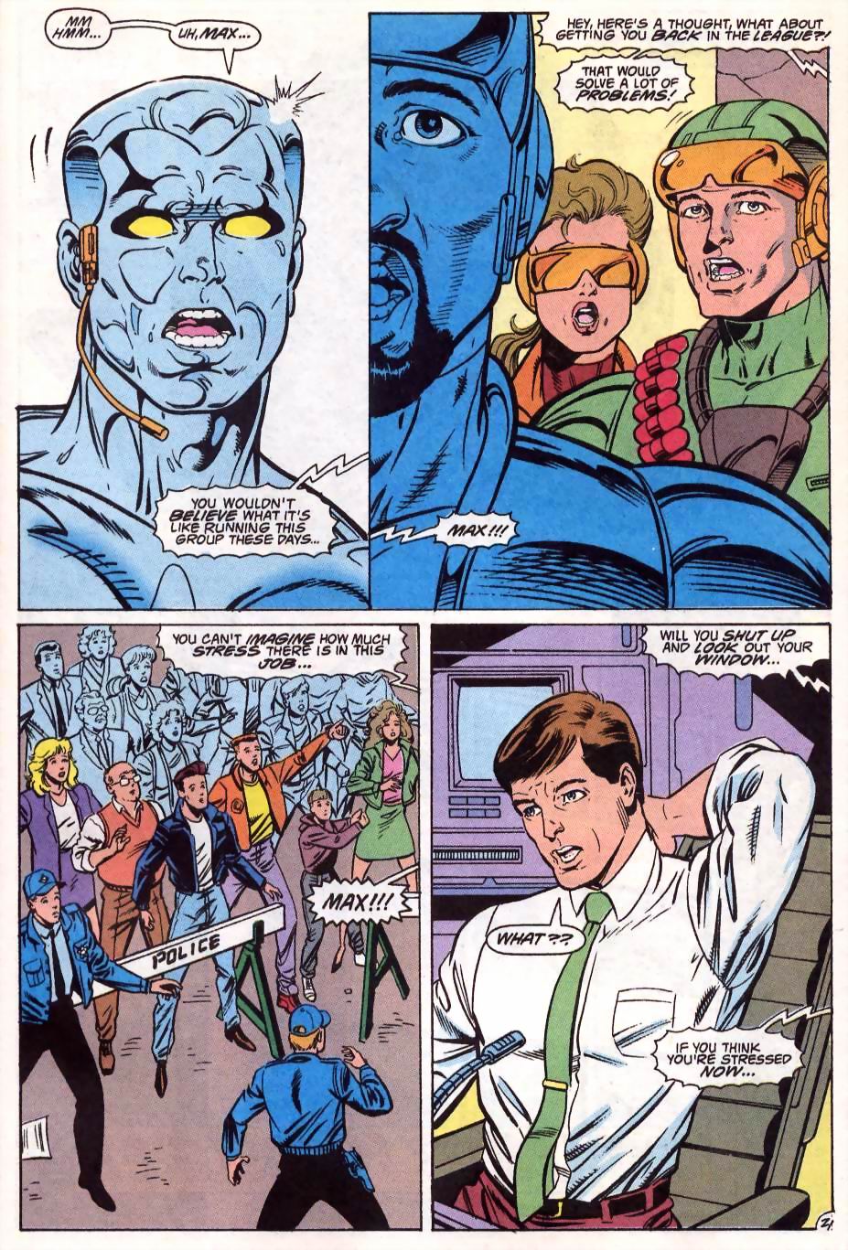 Read online Justice League America comic -  Issue #81 - 22