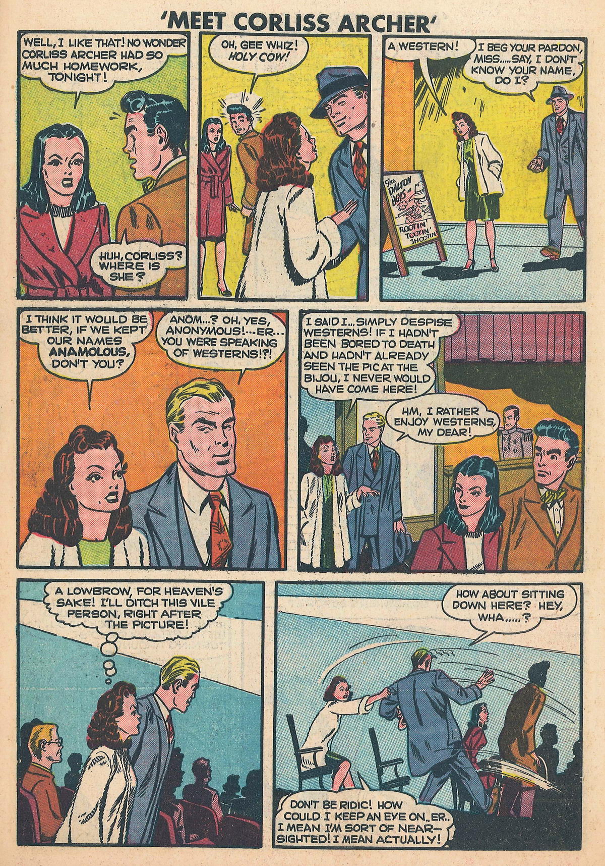 Read online Meet Corliss Archer comic -  Issue #2 - 24