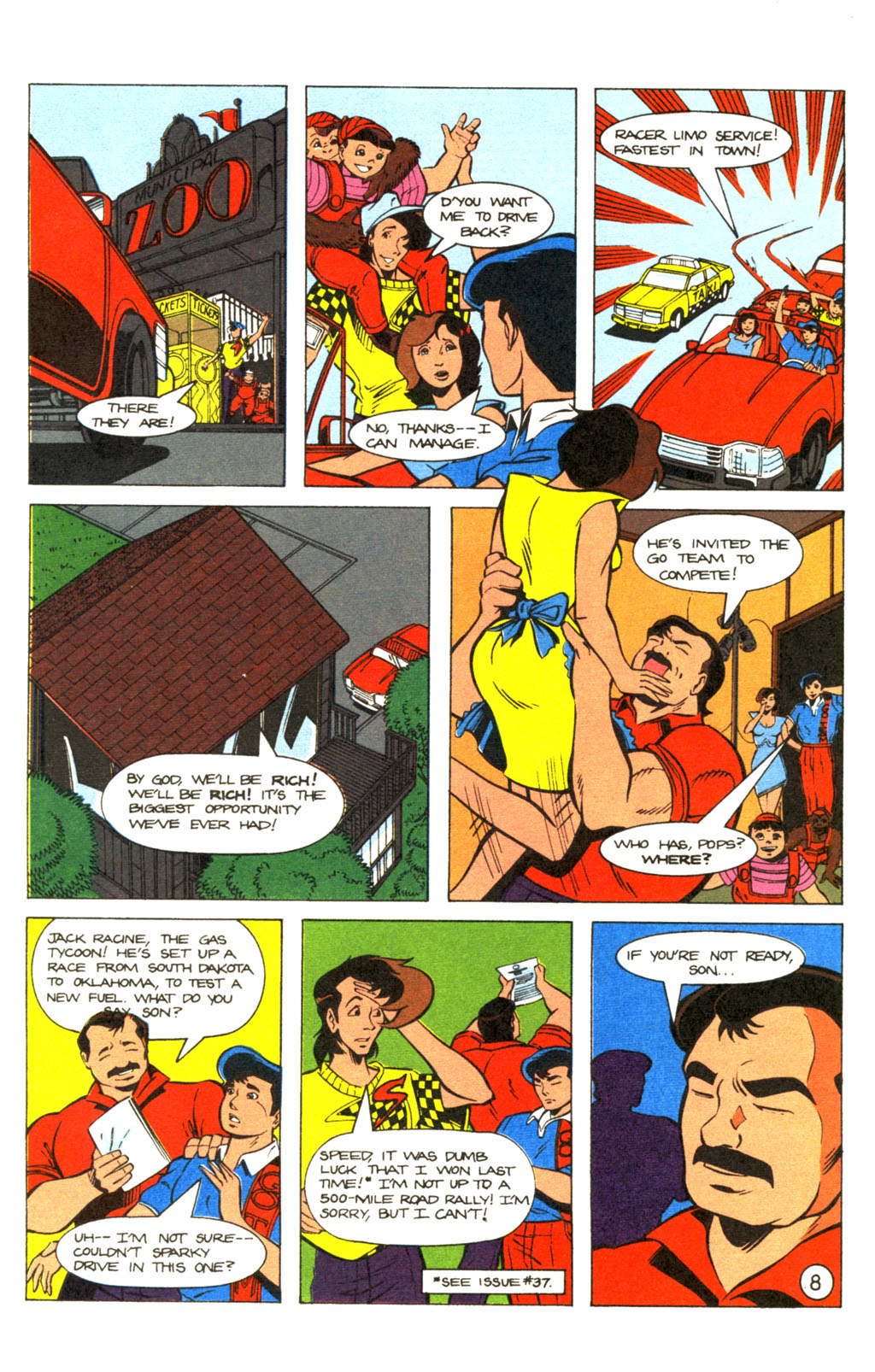Read online Speed Racer (1987) comic -  Issue #38 - 9