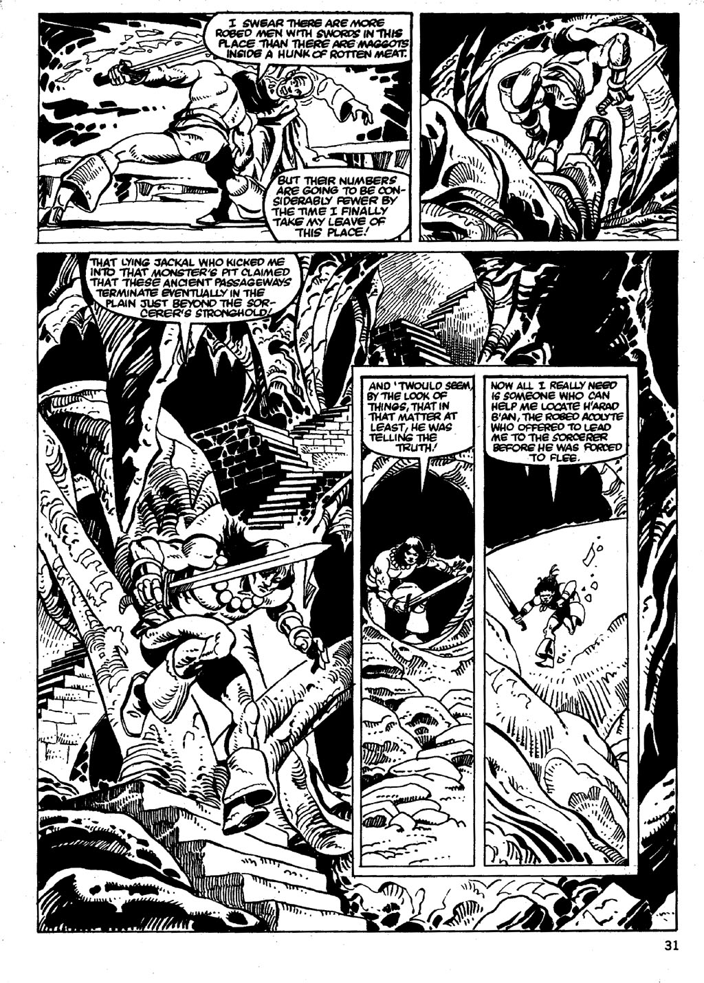 Read online The Savage Sword Of Conan comic -  Issue #86 - 31