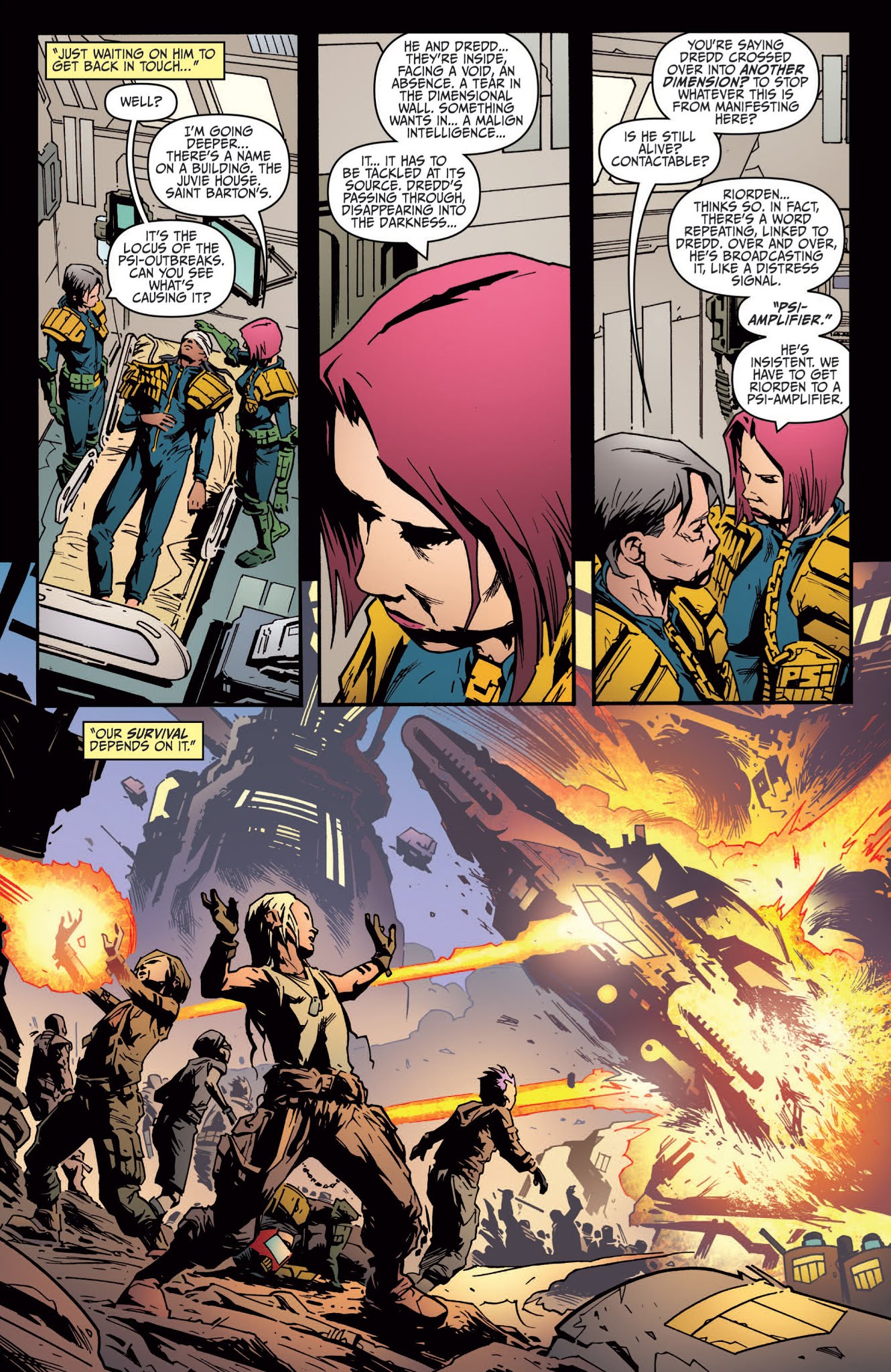 Read online Judge Dredd: Year One comic -  Issue #3 - 22