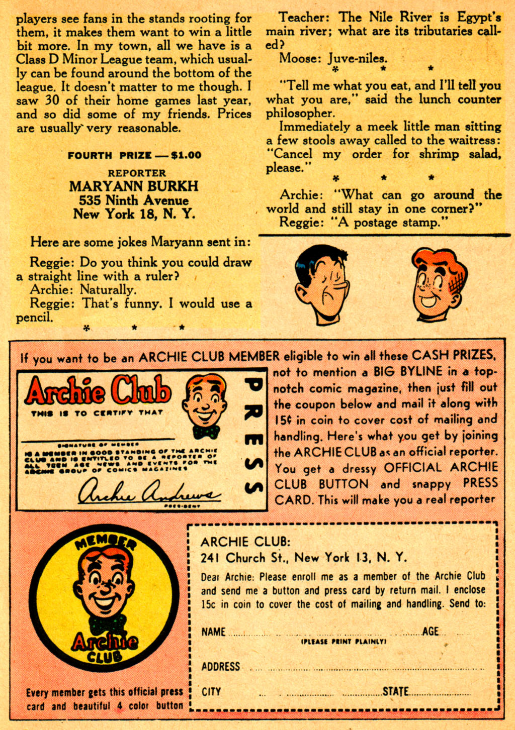 Read online Pep Comics comic -  Issue #148 - 27