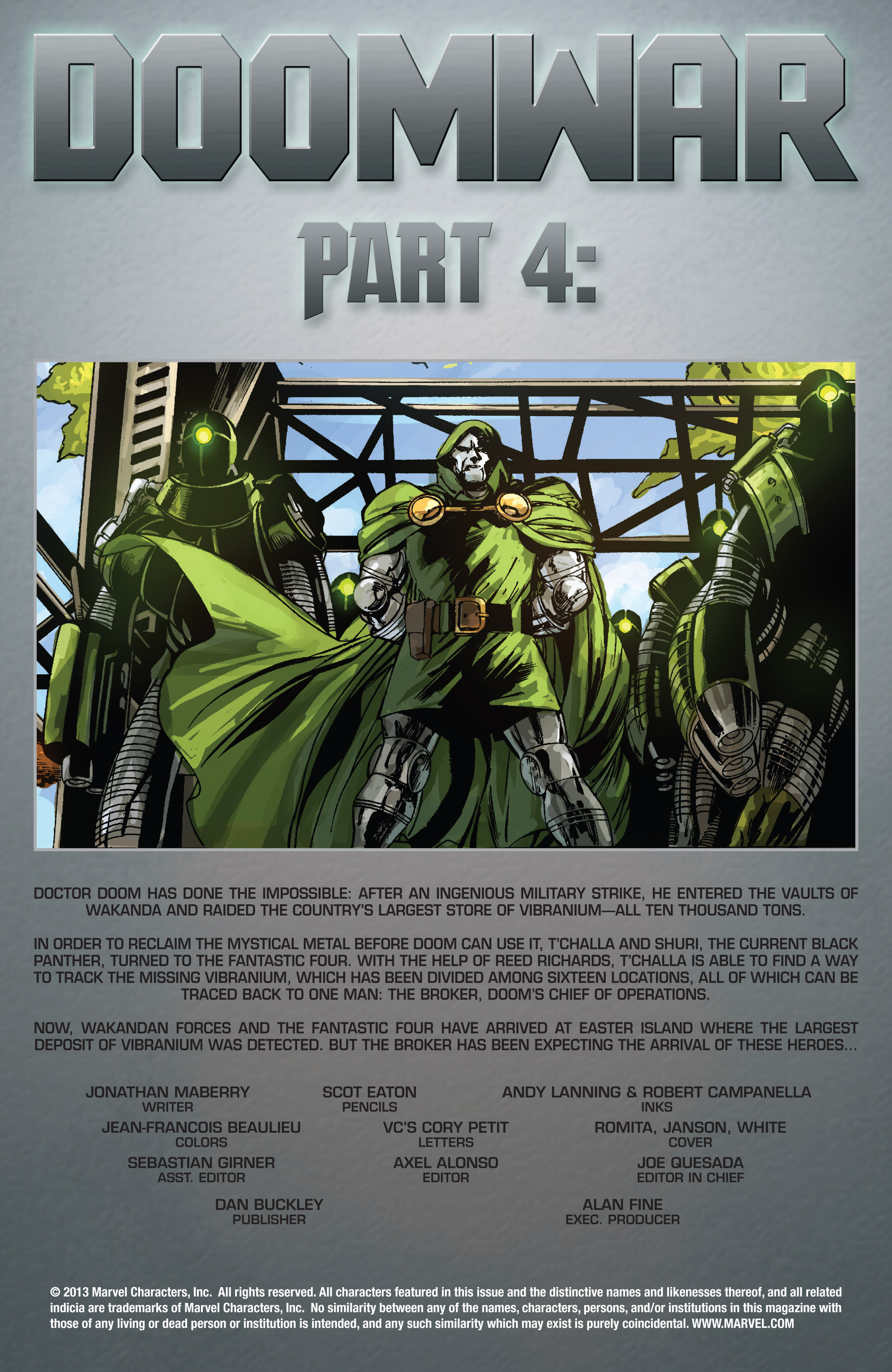 Read online Doomwar comic -  Issue #4 - 2
