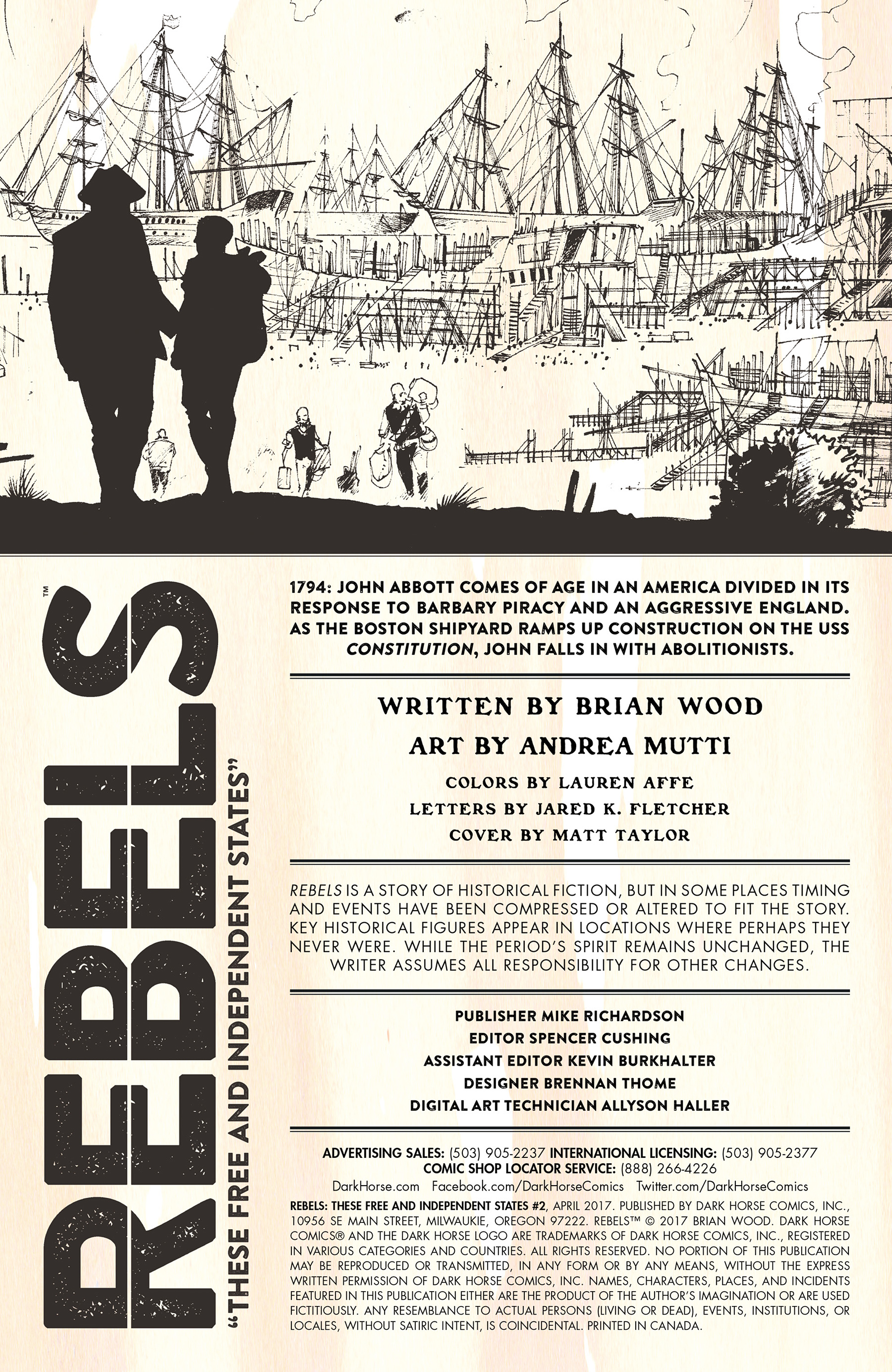 Read online Rebels: These Free and Independent States comic -  Issue #2 - 2