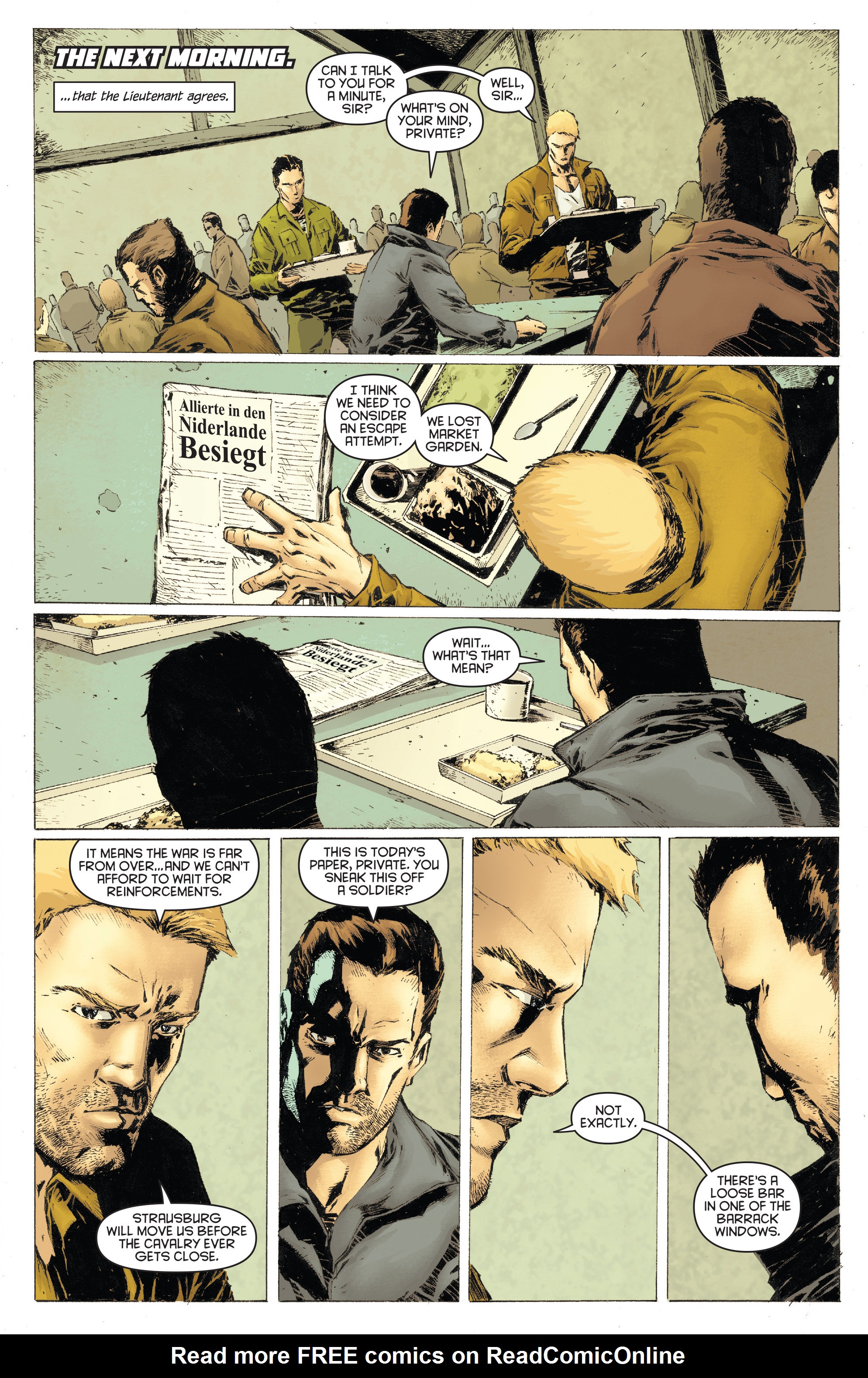 Captain America Theater Of War:  Prisoners Of Duty Full Page 16