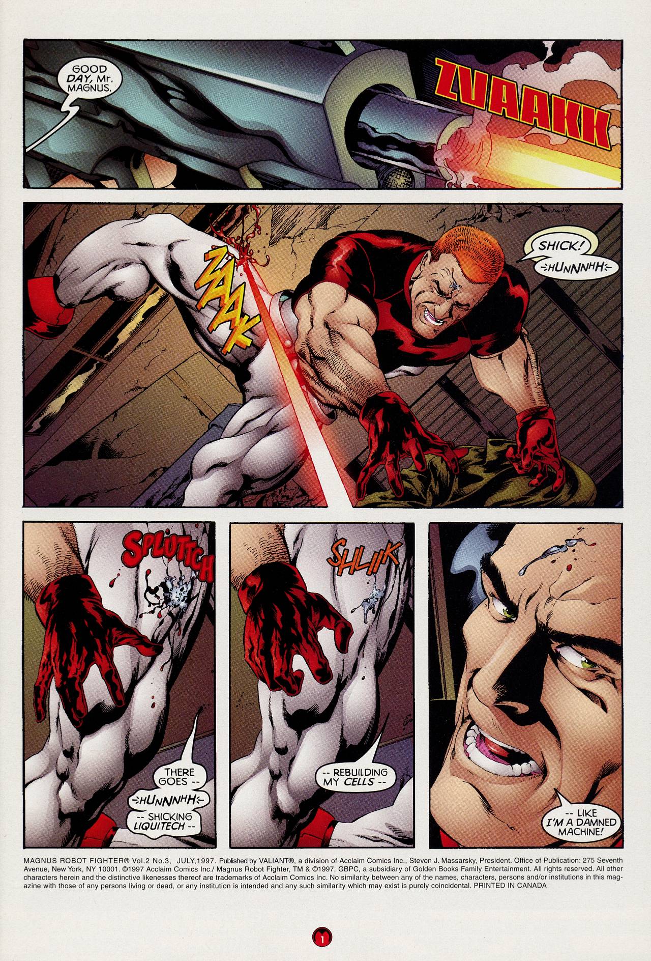Read online Magnus Robot Fighter (1997) comic -  Issue #3 - 2