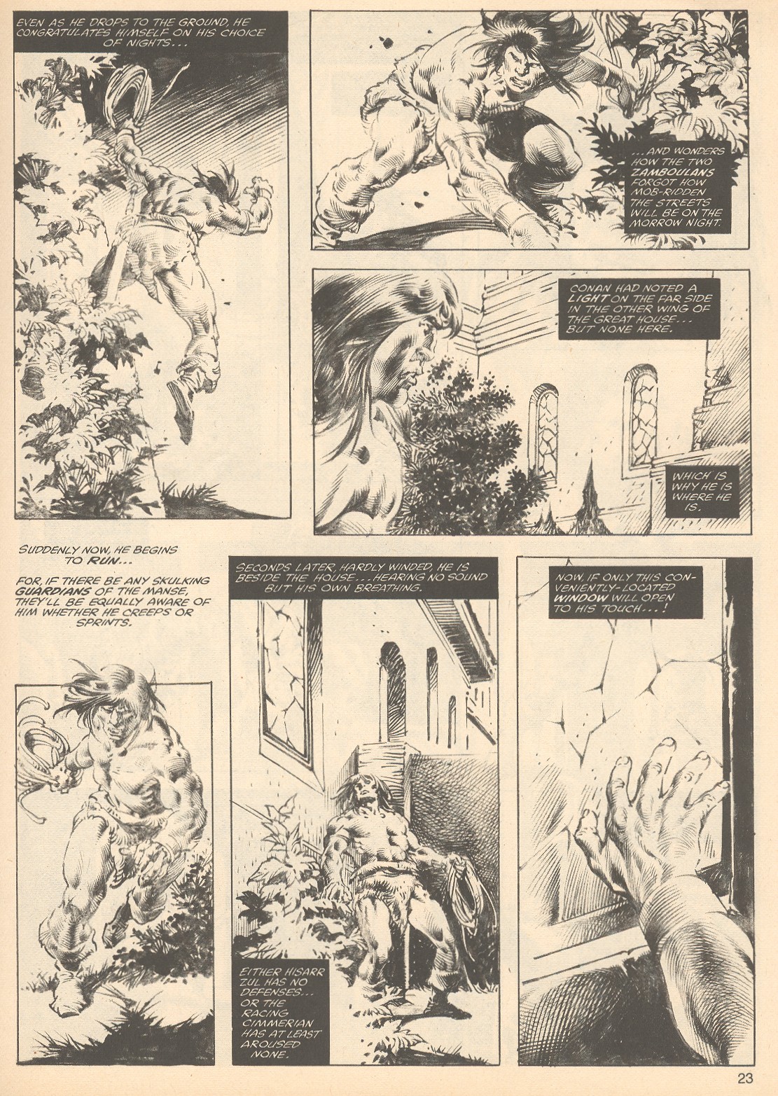 Read online The Savage Sword Of Conan comic -  Issue #53 - 23