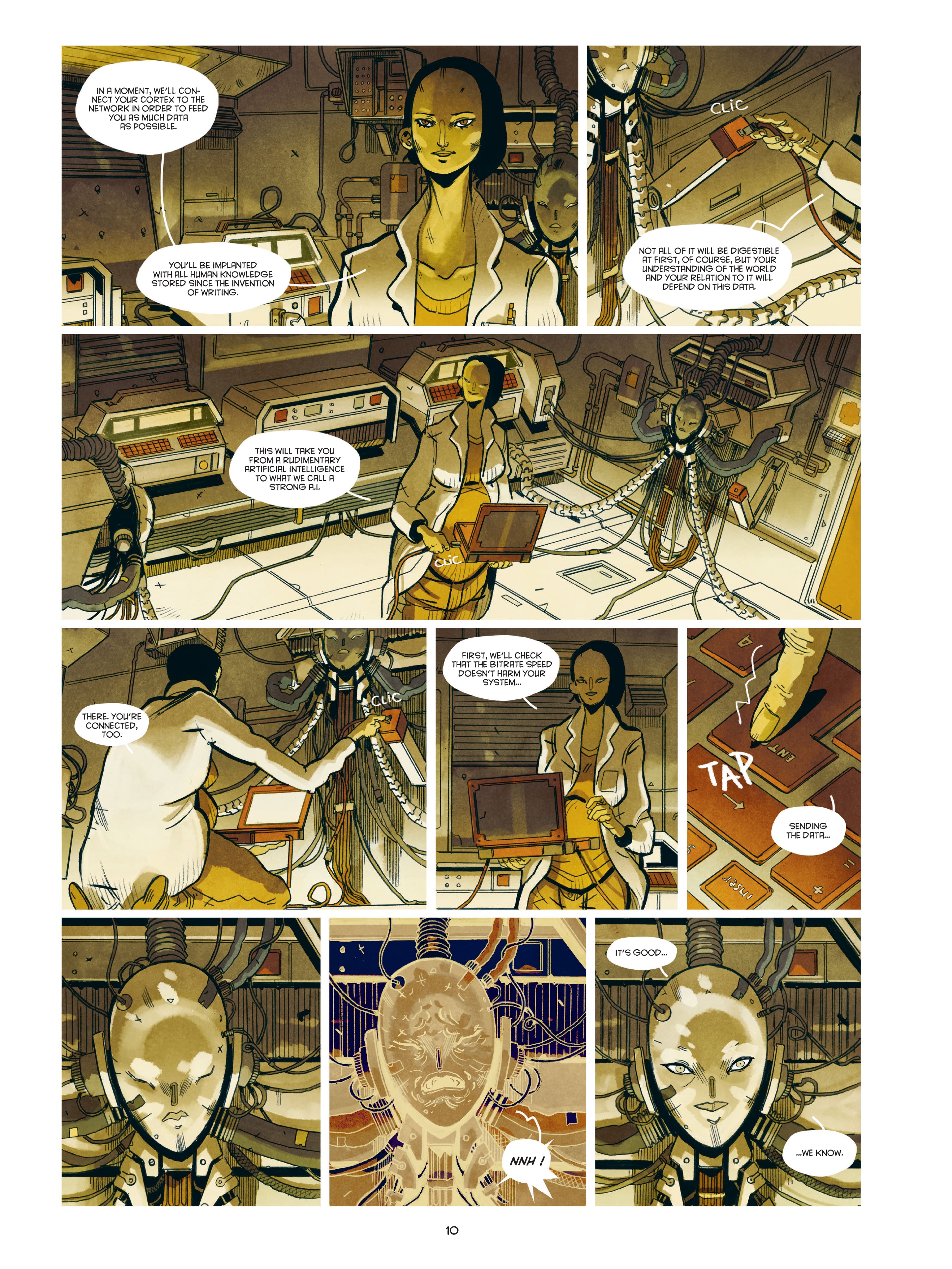 Read online Carbon & Silicon (2021) comic -  Issue #1 - 10