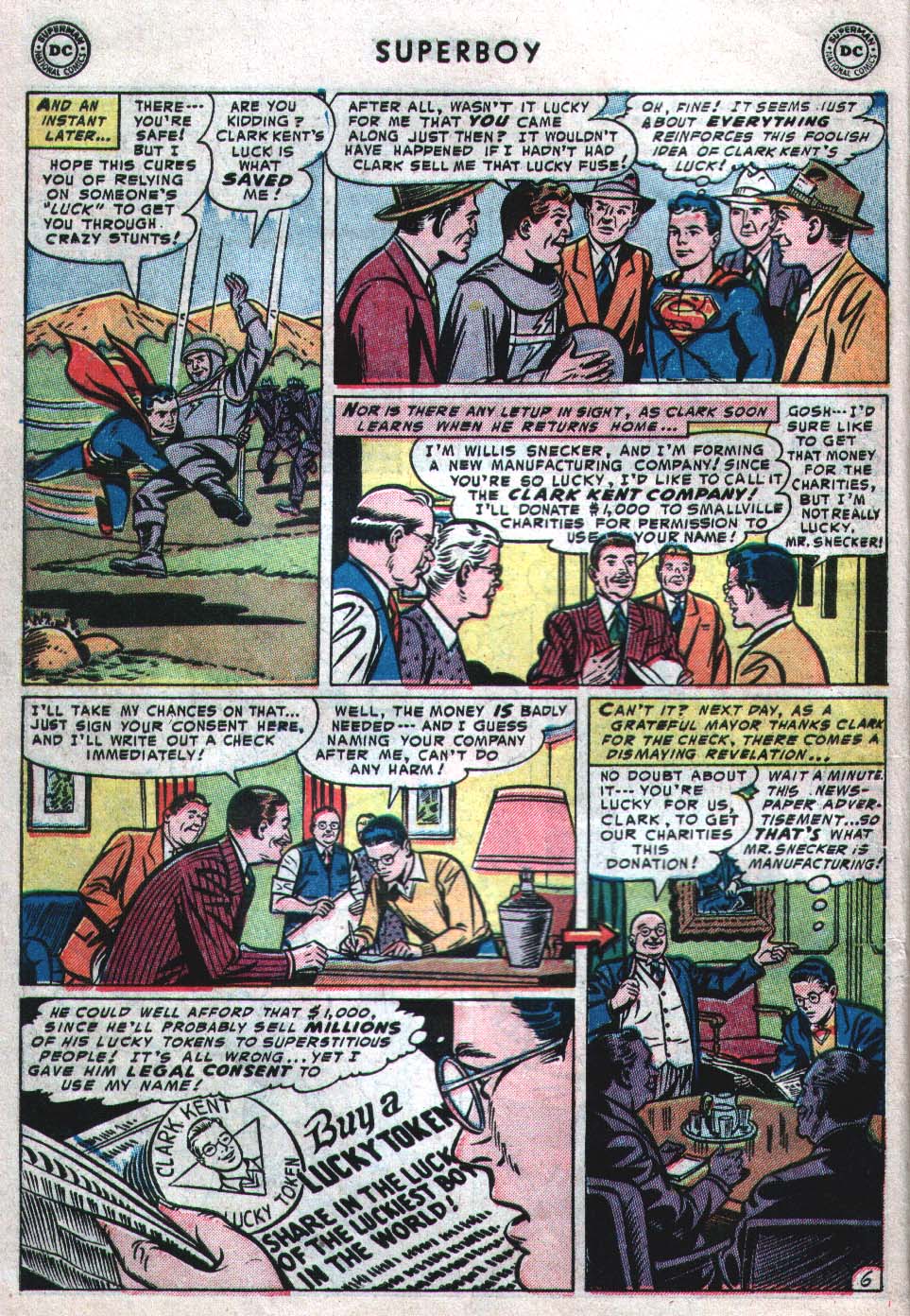 Read online Superboy (1949) comic -  Issue #28 - 7